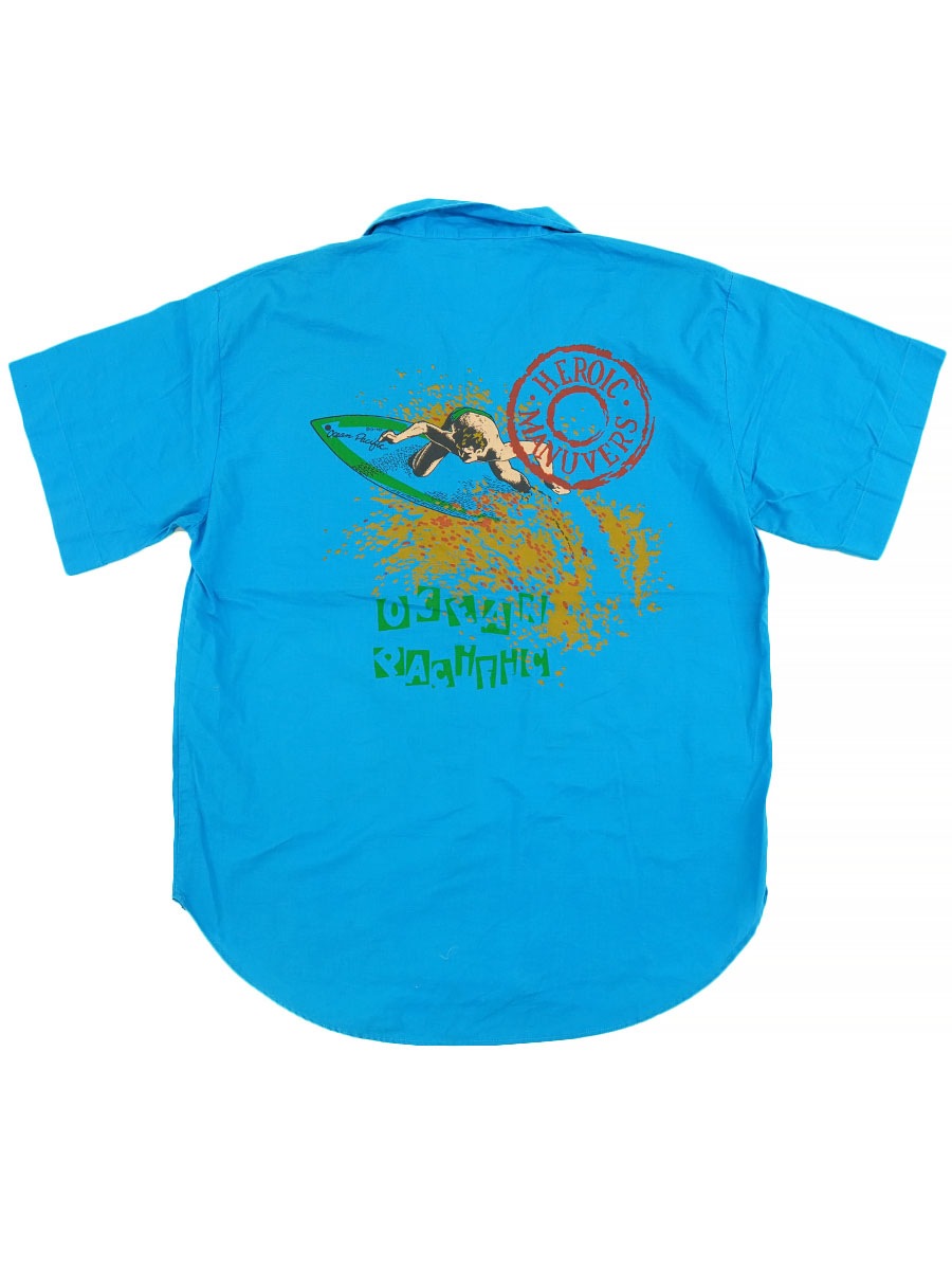 80'S OCEAN PACIFIC BOTH PRINT SURF SHIRT (SIZE. MEDIUM) | すべての