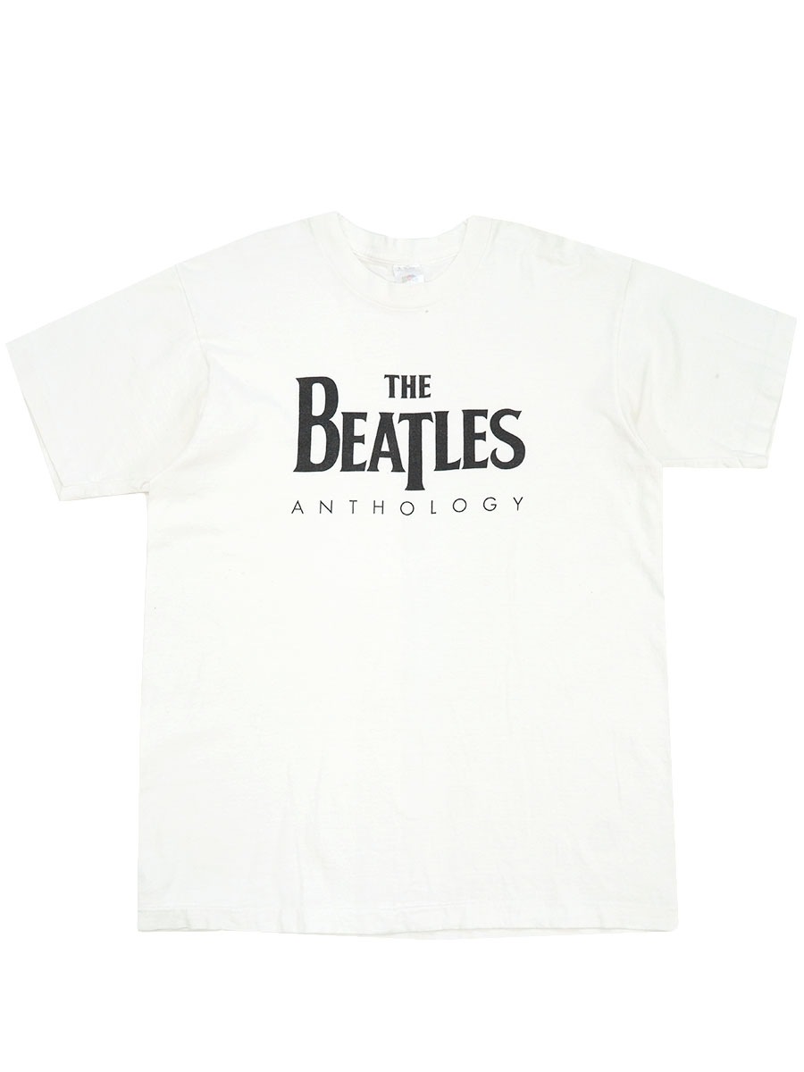 90'S FRUIT OF THE LOOM ''THE BEATLES ANTHOLOGY'' PRINT T SHIRT WHITE (SIZE.LARGE)
