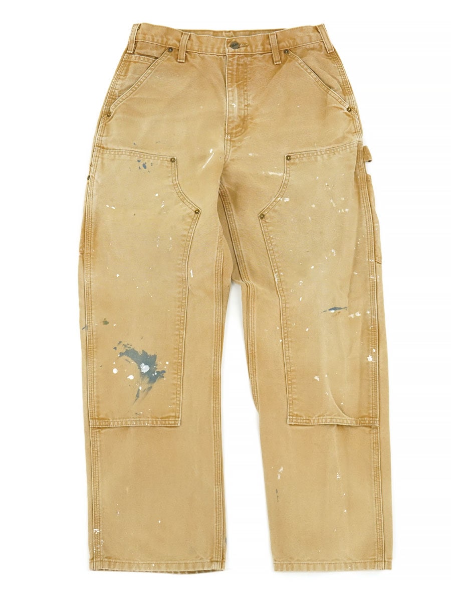[34.5×29.5] Carhartt Duck Painter Pants CARHARTT W-KNEE DUCK PAINTER PANTS TAN (SIZE. W30 L30) MADE IN