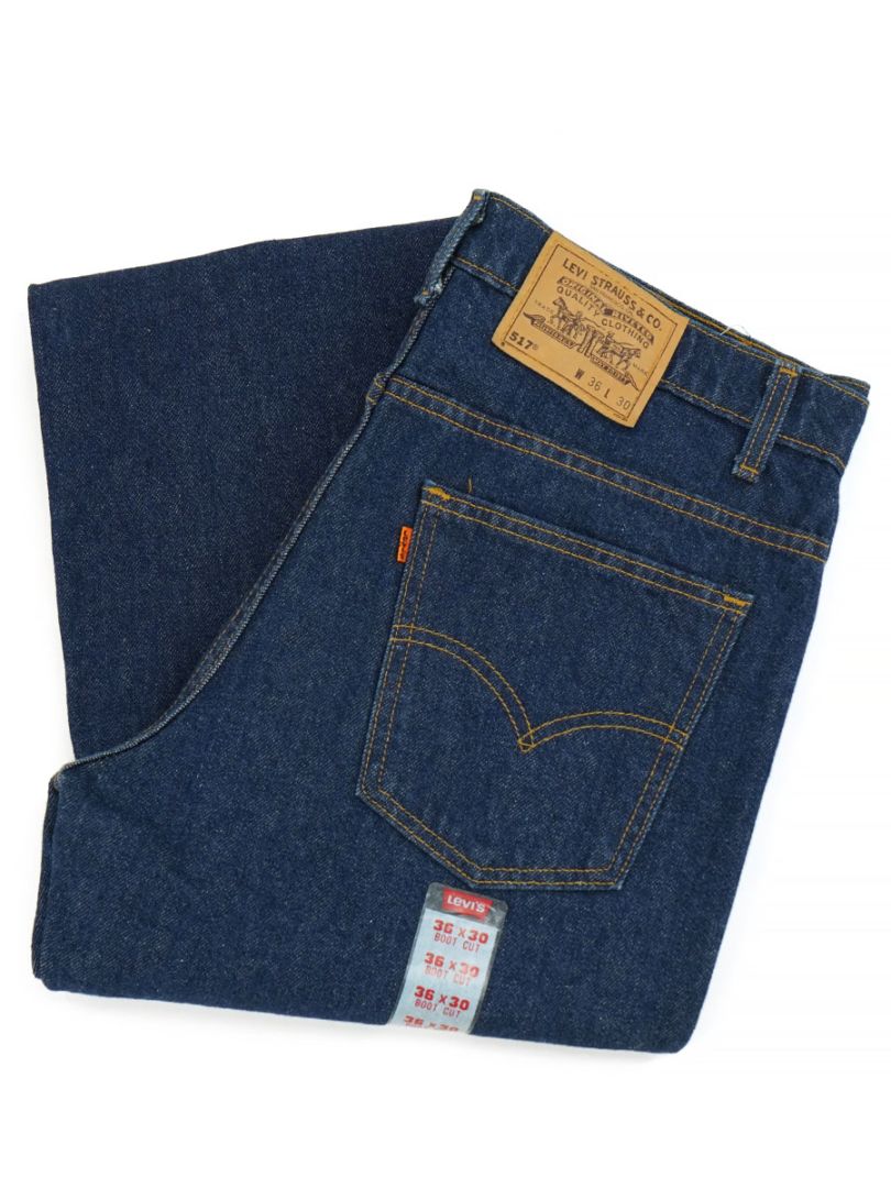 90'S LEVI'S 517 WASHED BLUE JEANS (SIZE. W36 L30) MADE IN USA NOS