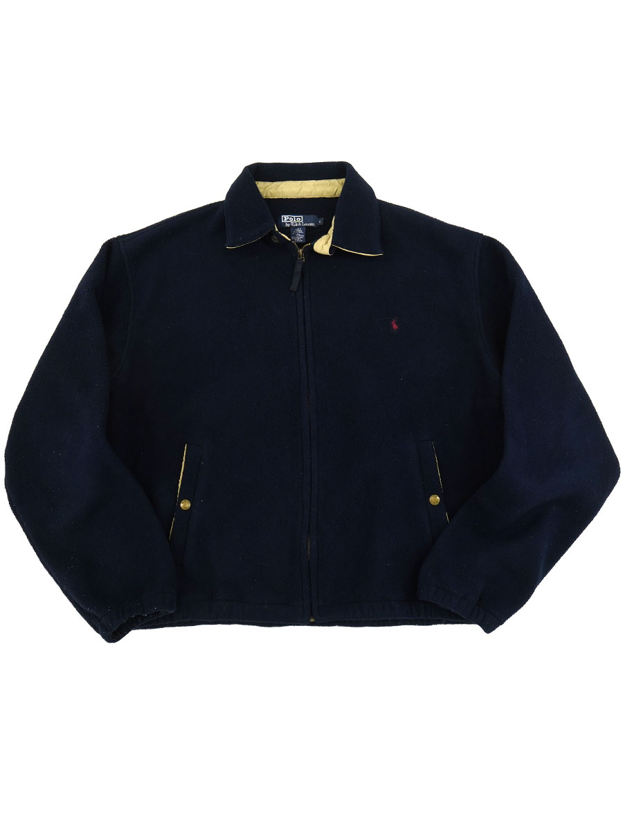 RALPH LAUREN FLEESE SWING TOP NAVY (SIZE.LARGE)