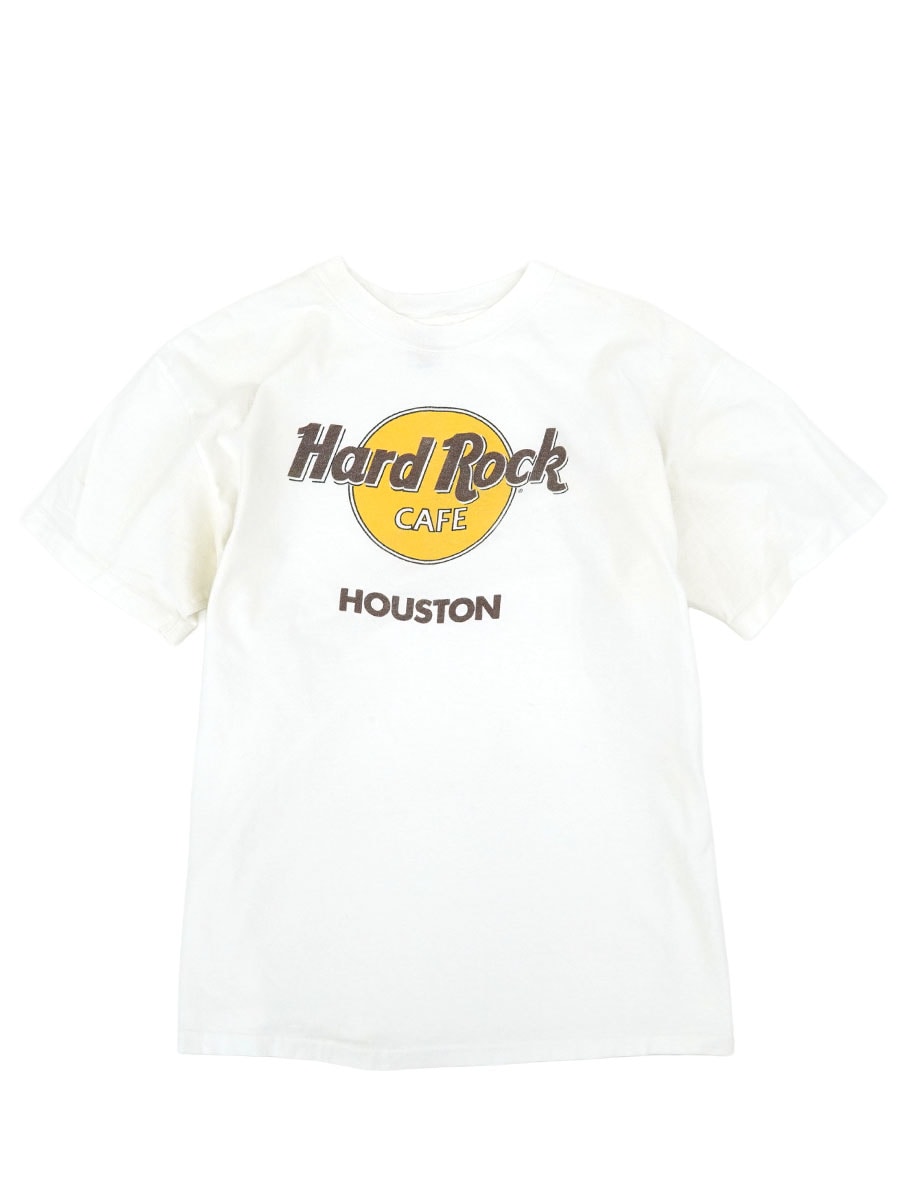 90'S HANES ''HARD ROCK CAFF'' T SHIRT WHITE (SIZE.X LARGE) MADE IN USA