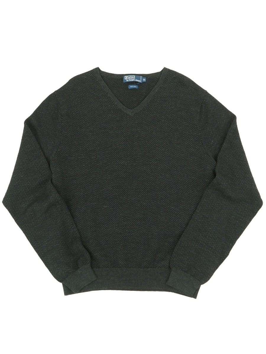 RALPH LAUREN 100％ WOOL SWEATER (SIZE.X LARGE) 