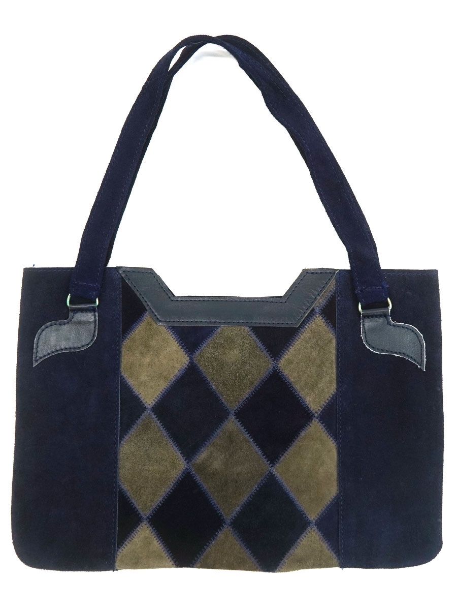 70'S～ EDMO,S.A. LEATHER BAG NAVY