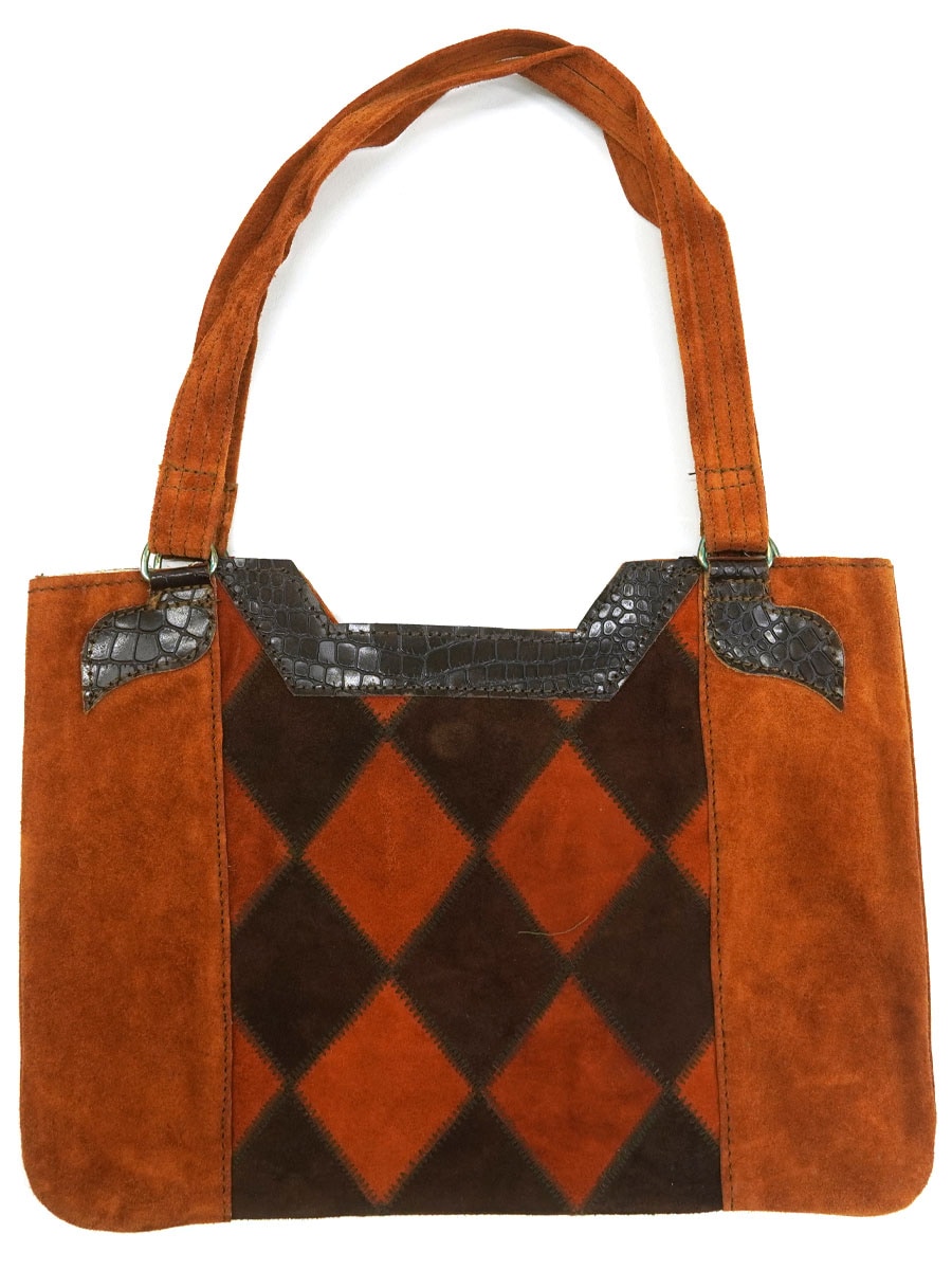 70'S～ EDMO,S.A. LEATHER BAG BROWN