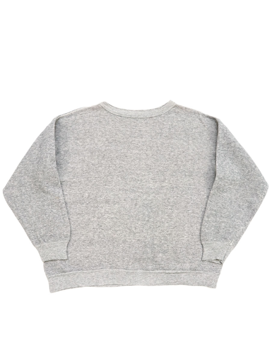 60'S SET-IN SLEEVE SWEAT SHIRT GRAY (APPROX.LARGE)
