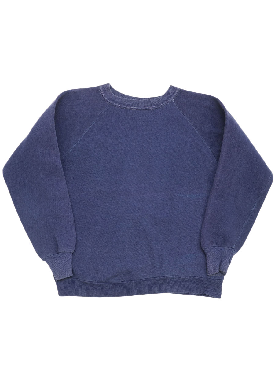60'S PLAIN SWEAT SHIRT NAVY (APPROX.SMALL)