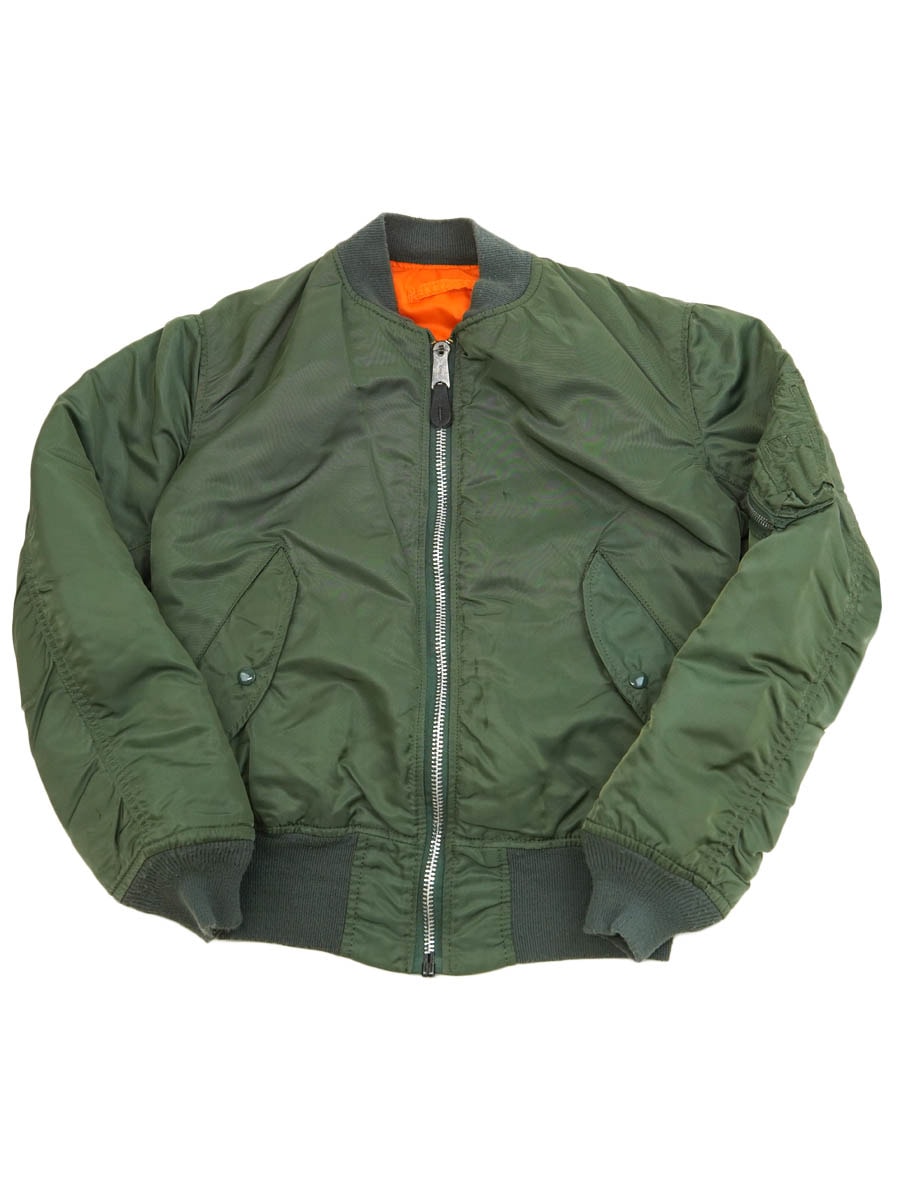 ALPHA INDUSTRIES MA-1 MIJ-82790J Lサイズ ALPHA INDUSTRIES MA-1 MIL-J-82790J FLIGHT JACKET (SIZE.SMALL) MADE