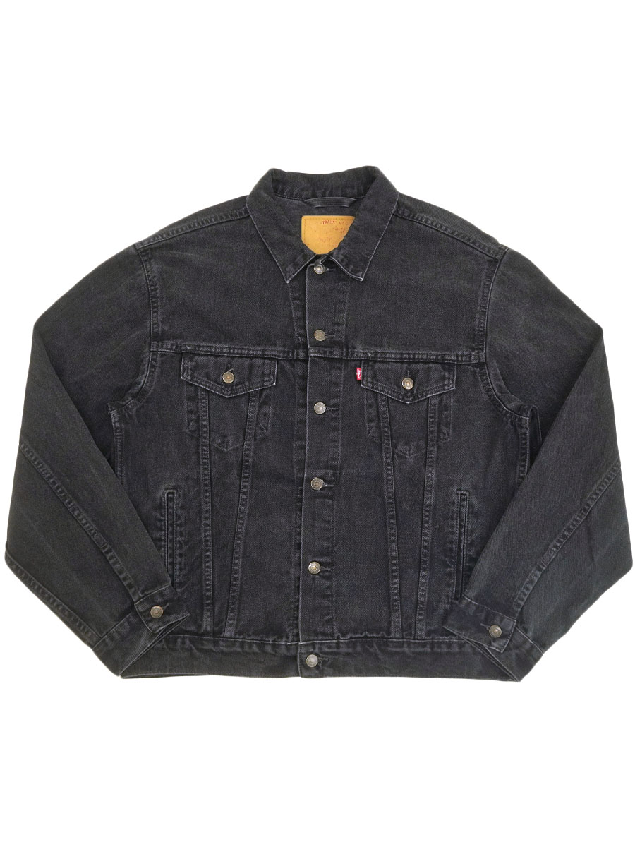 00'S LEVI'S 70507 BLACK DENIM JACKET (SIZE.LARGE) MADE IN MXICO