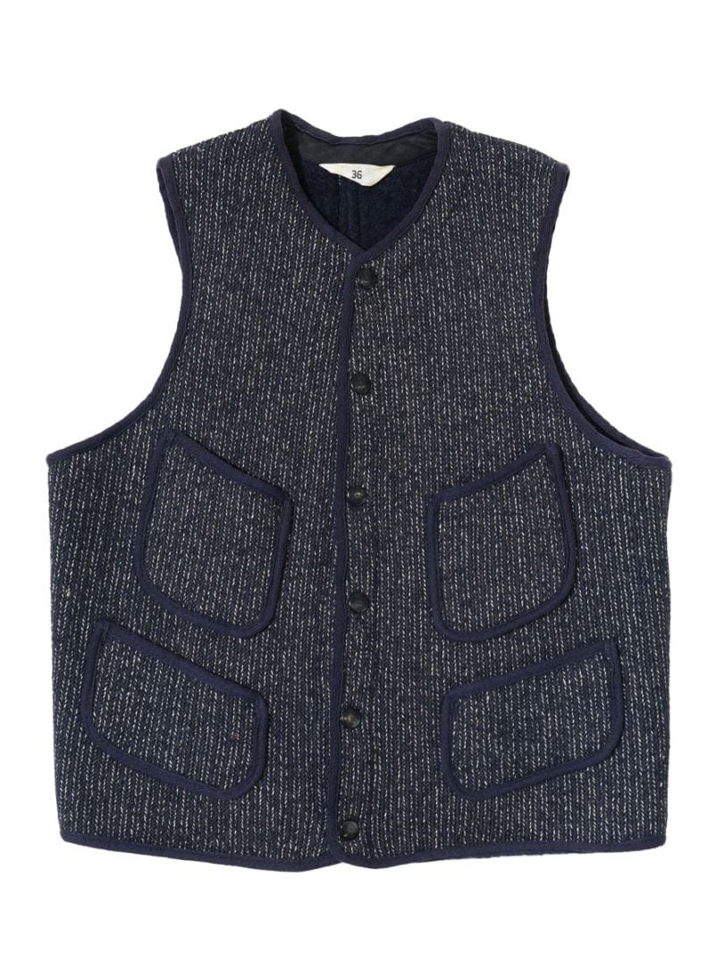 60'S BROWN'S BEACH VEST (SIZE.36)