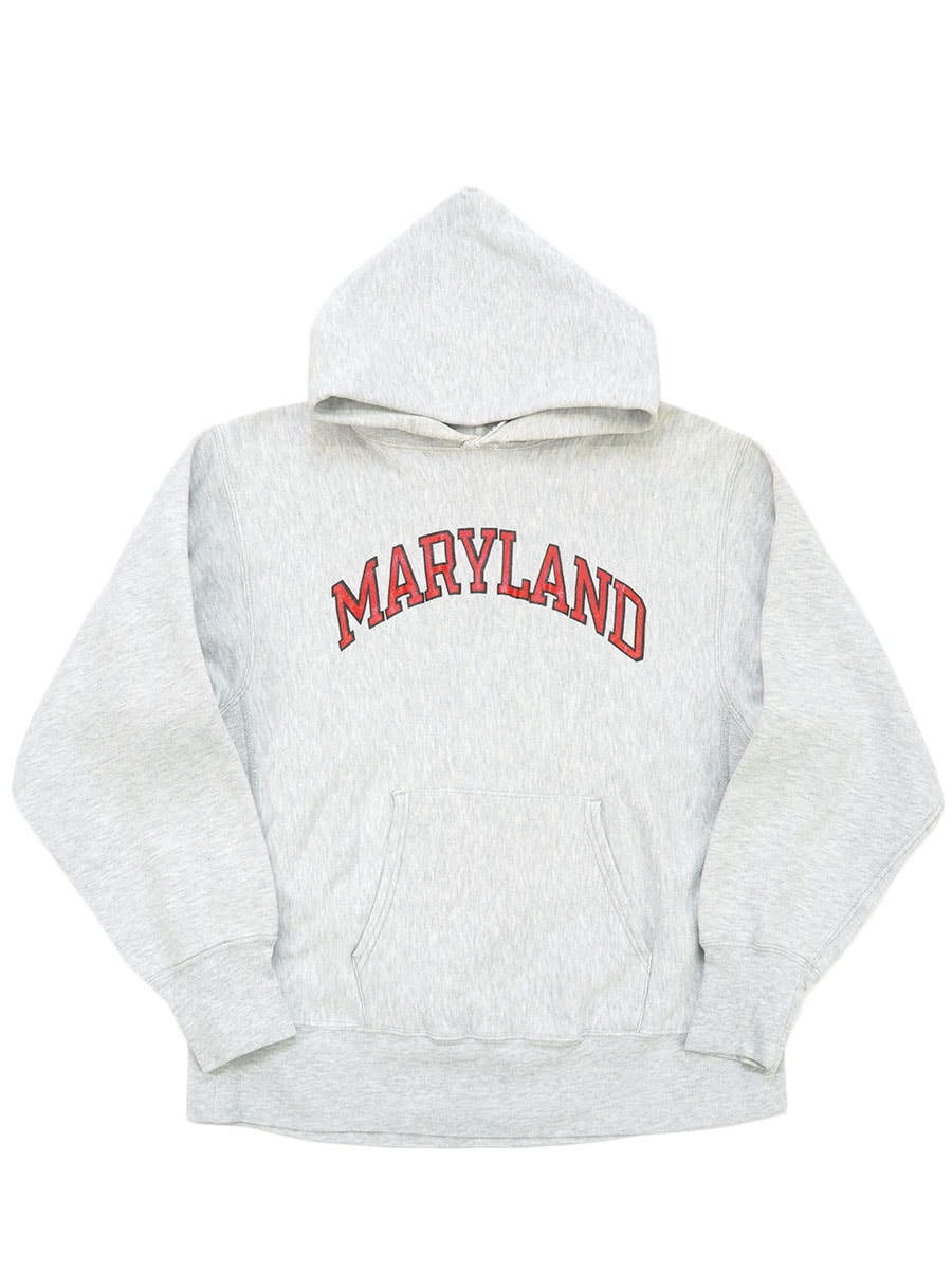 80'S CHAMPION REVERSE WEAVE HOODIE ''MARYLAND'' (SIZE. LARGE