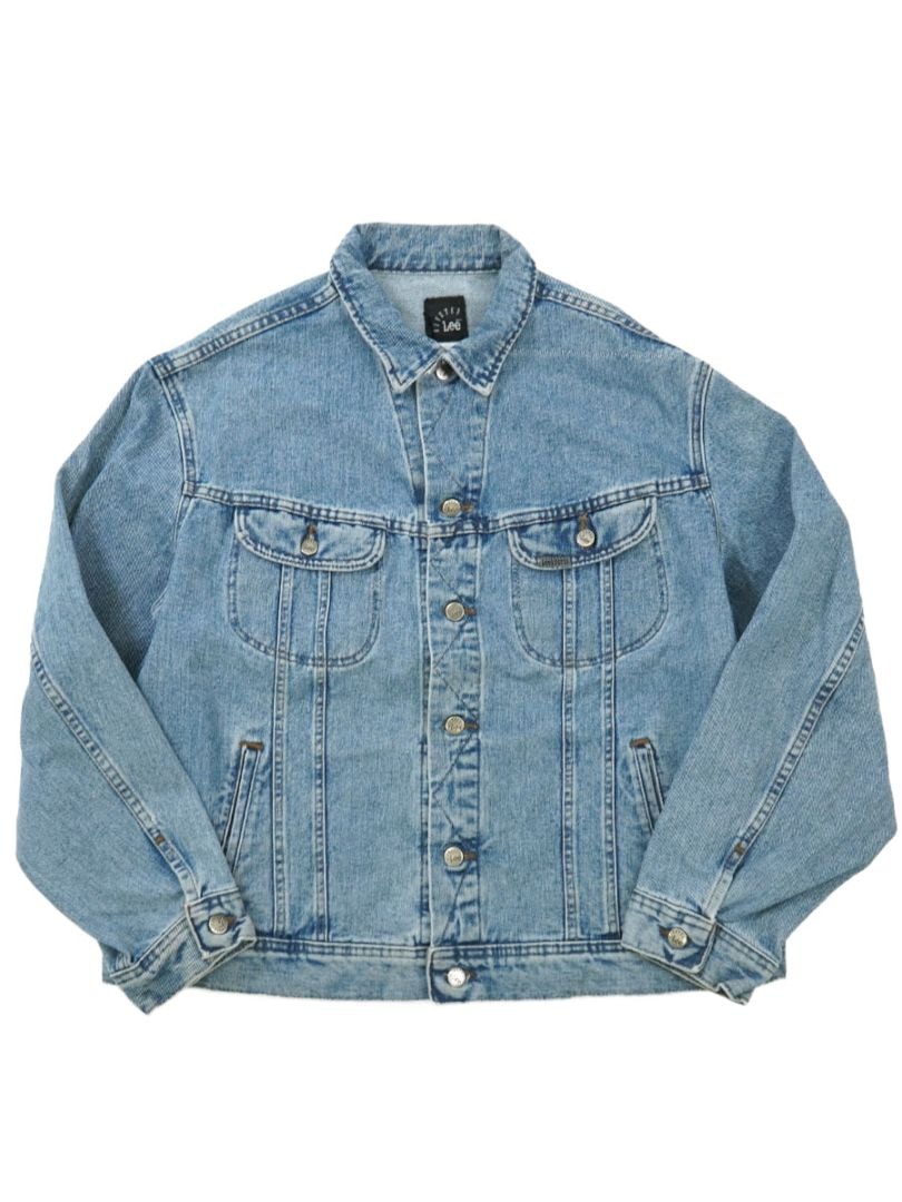 90'S LEE RIVETED DENIM JACKET (SIZE.X LARGE) MADE IN USA | すべて