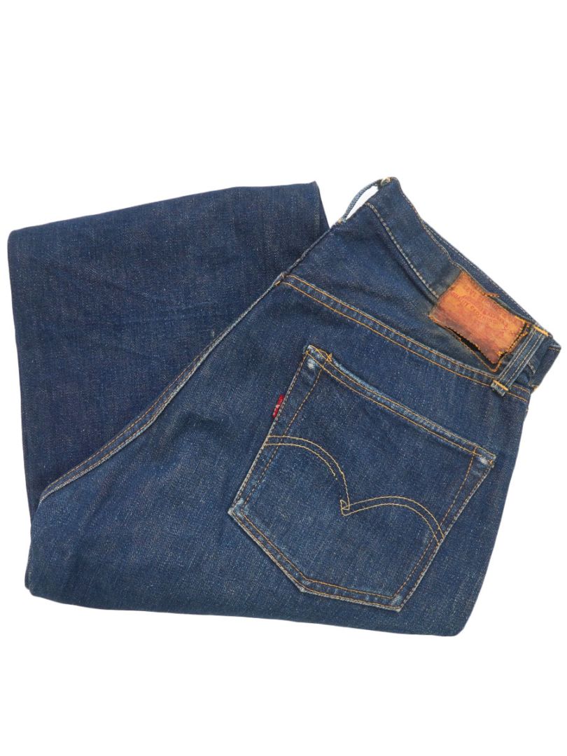 50'S LEVI'S 501XX JEANS LEATHER PATCH (APPROX.W32 L29)