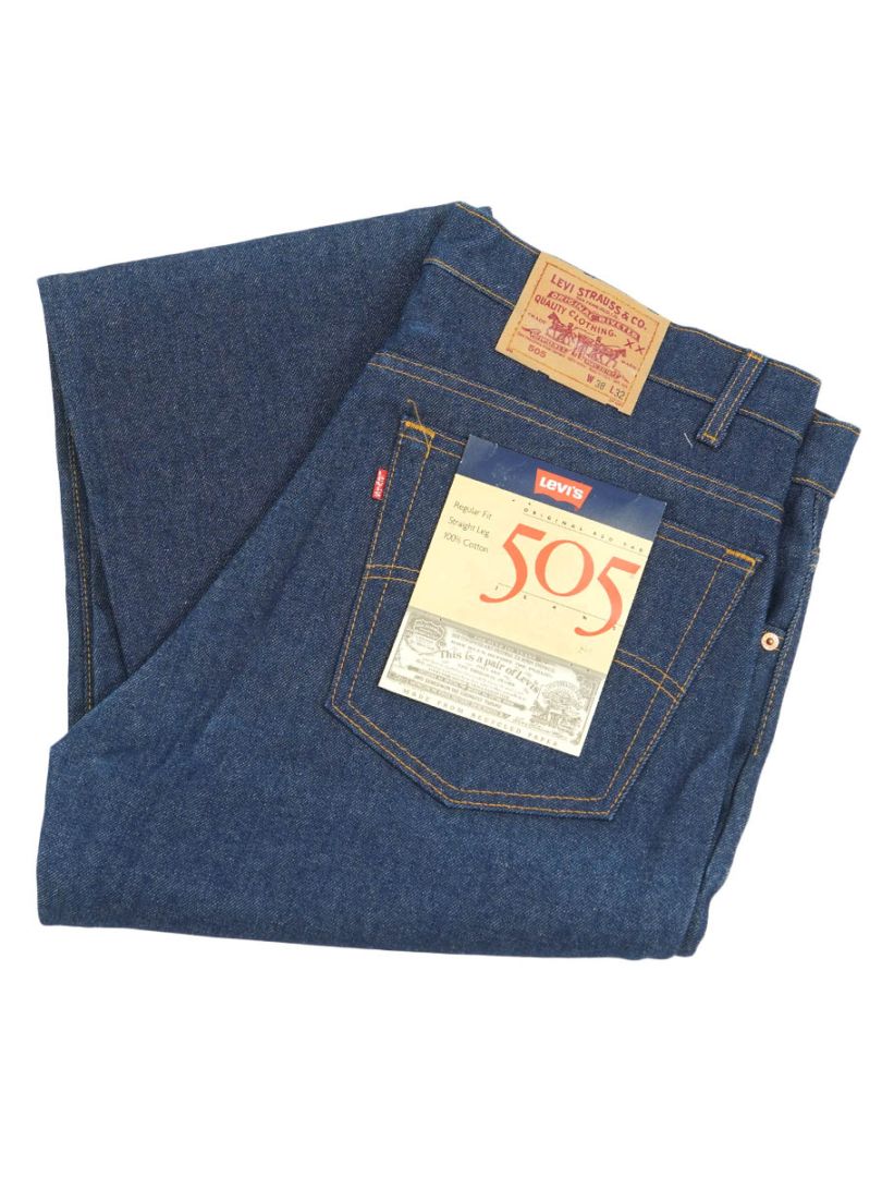 90s Levi’s 505 USA製 デニム W38 L32 ヴィンテージ 90s USA製 Levi'sリーバイス 505 デニムパンツ w32 L33☆138