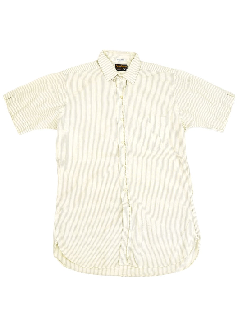 60'S～ TOWN TOPIC STRIPE S/S B.D. SHIRT (SIZE.15)