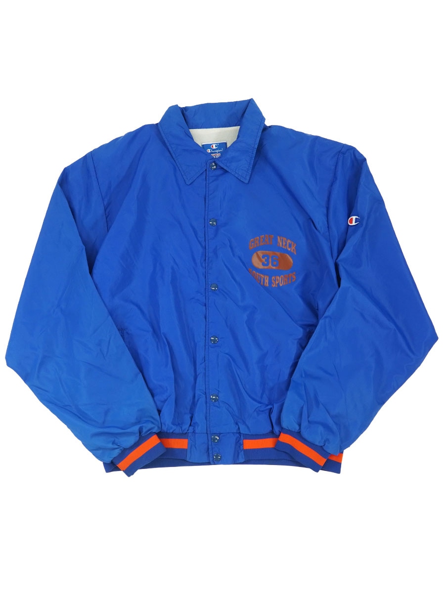 Champion コーチジャケット LARGE 1990年代初期？ 90'S CHAMPION ''GREAT NECK SOUTH SPORTS'' COACH JACKET (SIZE.X