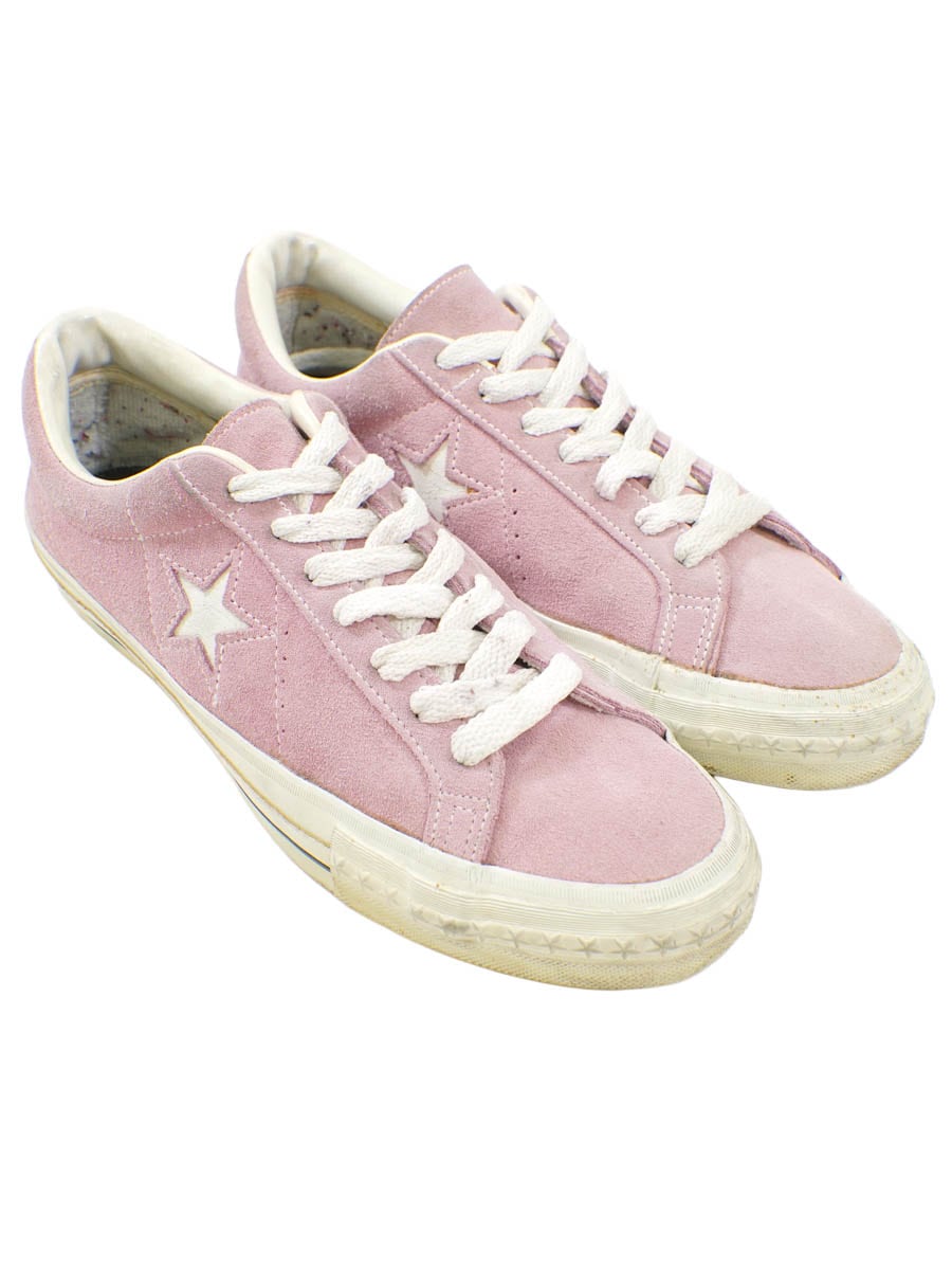 90'S CONVERSE ONE STAR SUEDE PINK (SIZE.9 1/2)