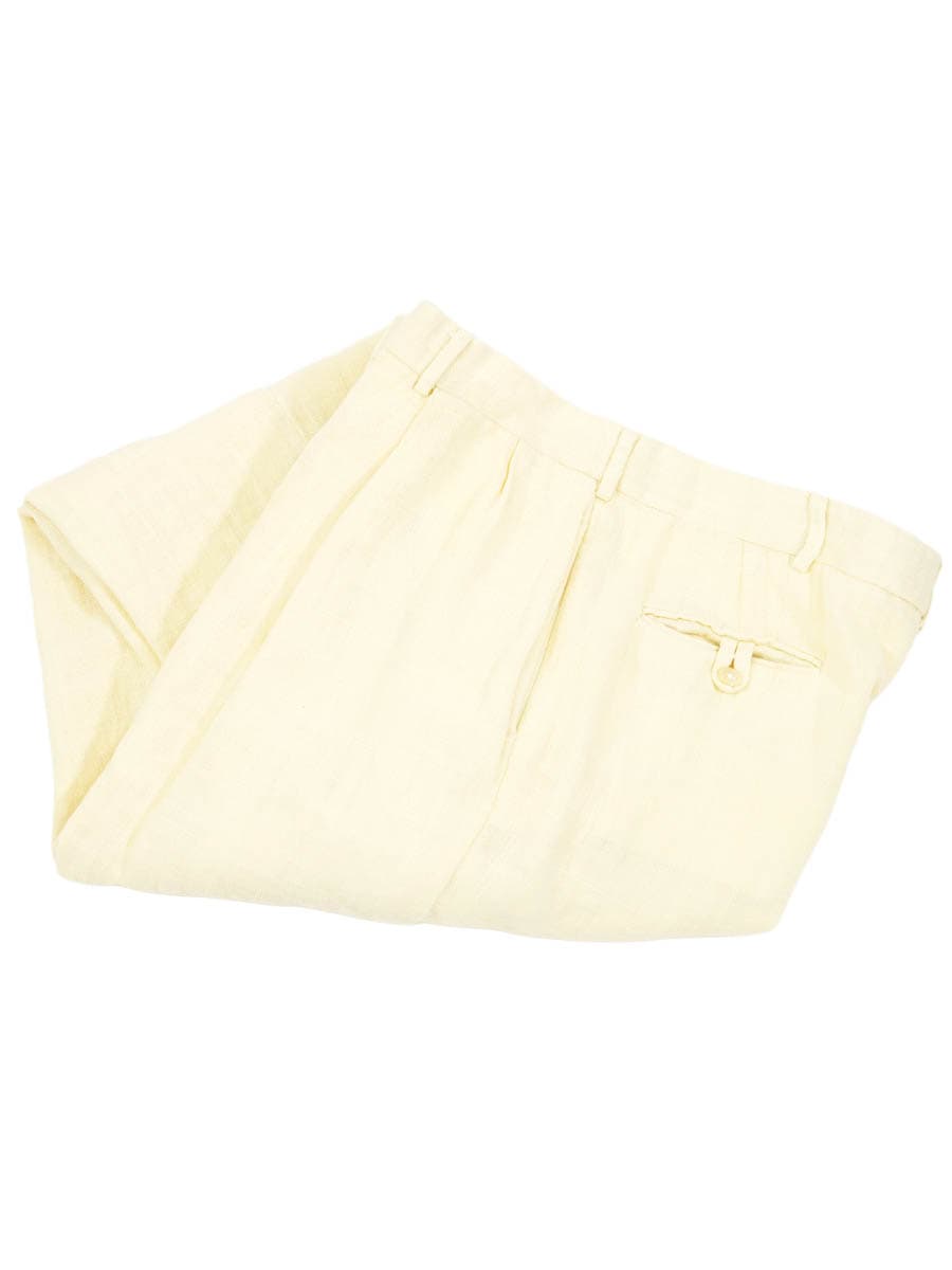 RALPH LAUREN LINEN SLACK IVORY (APPROX.W35 L27)