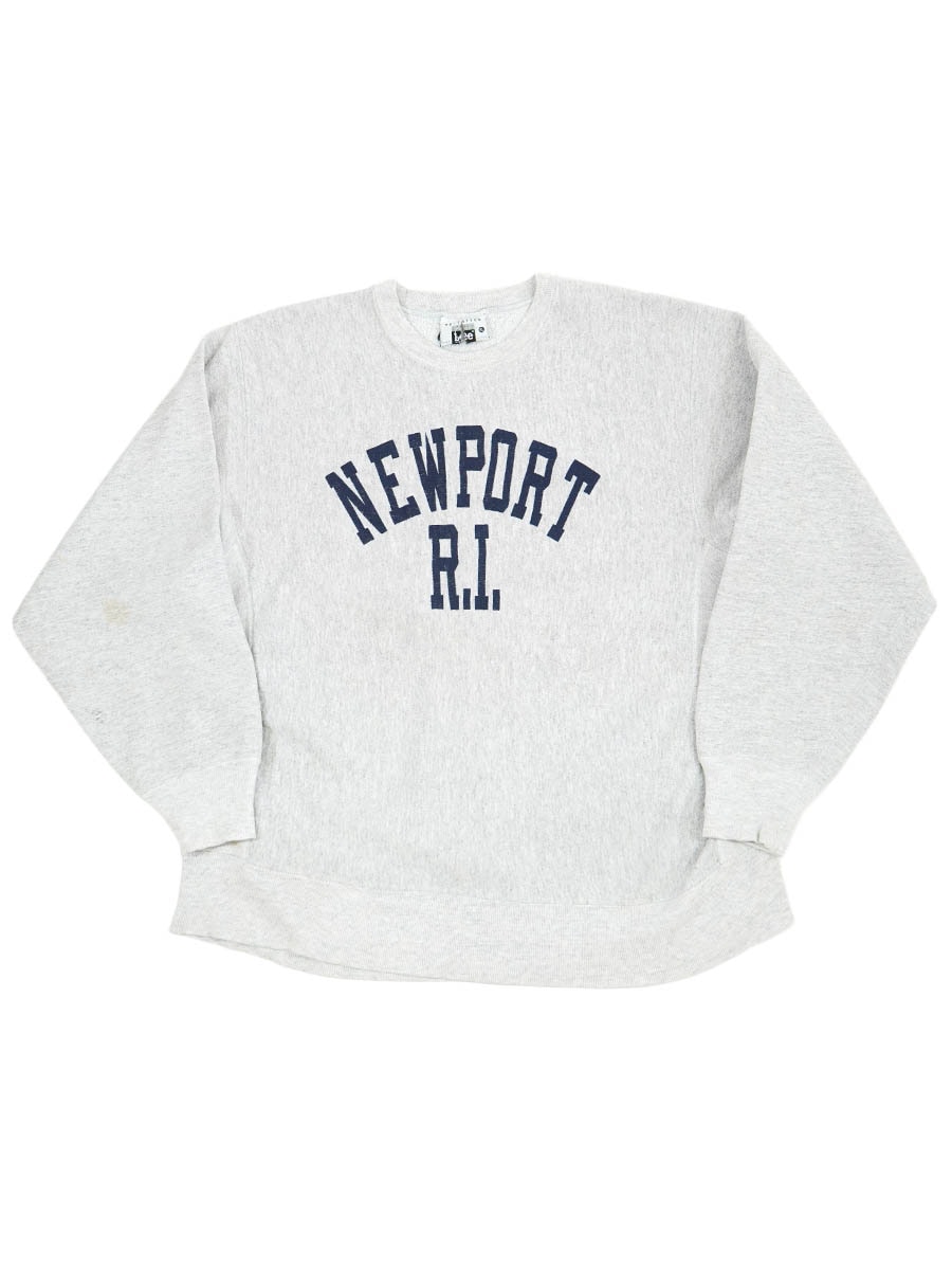 90'S LEE REVERSE WEAVE TYPE ''NEWPORT R.I.'' SWEAT SHIRT (SIZE.X LARGE) MADE IN USA