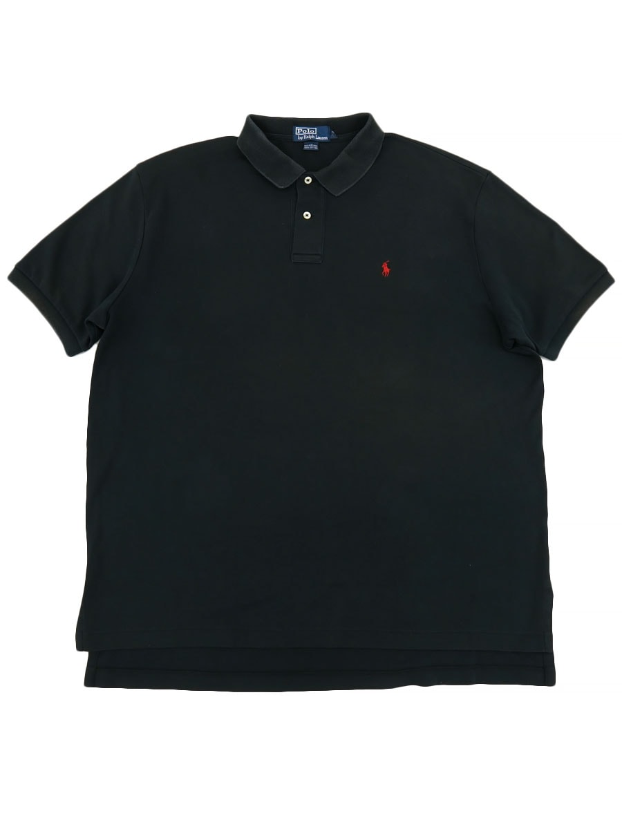 RALPH LAUREN S/S POLO SHIRT BLK (SIZE. X LARGE)