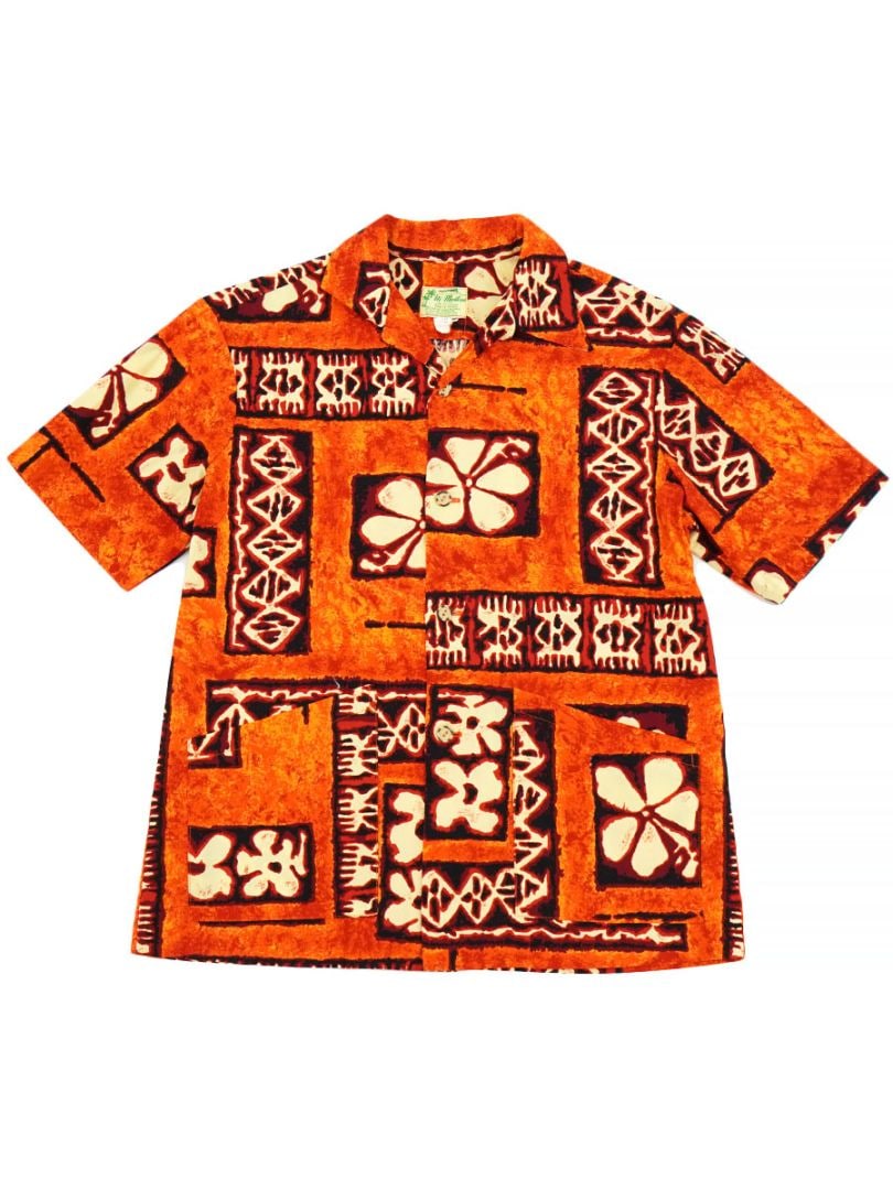 70'S UI-MAIKAI COTTON HAWAIIAN SHIRT (APPROX. SMALL)