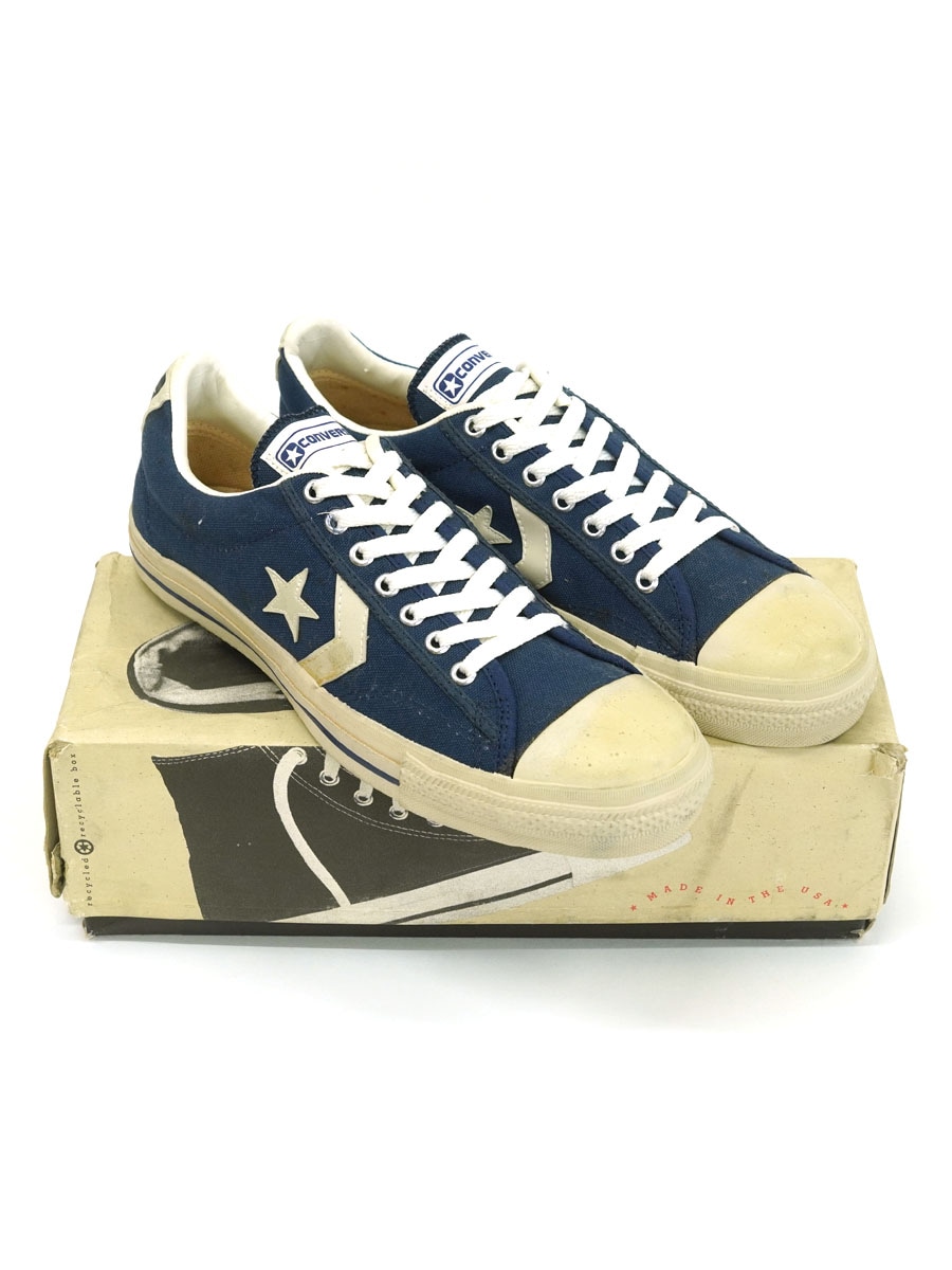 90'S CONVERSE PRO STAR LOW NAVY/WHITE (SIZE.10) NOS