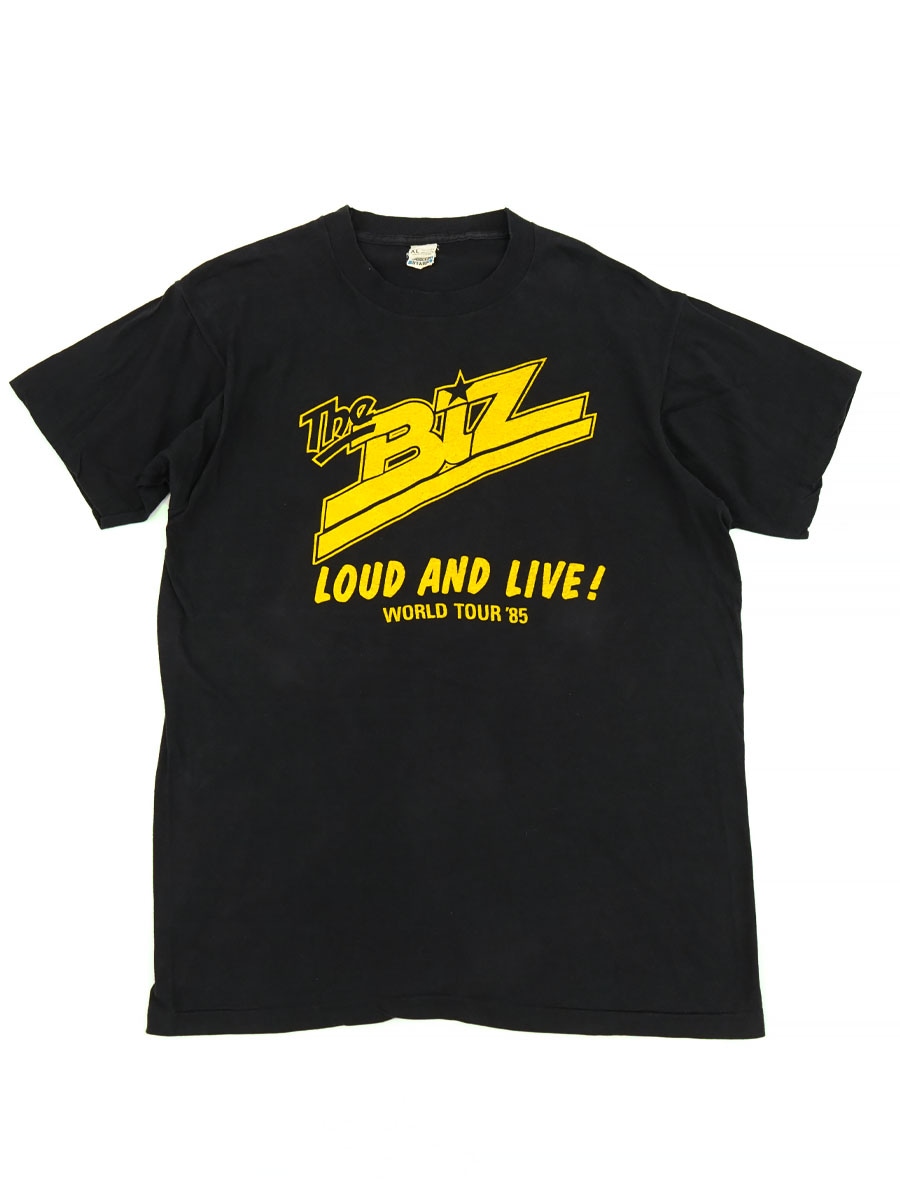80'S SCREEN STARS ''KLOS 95.5 THE BIZ LOUD AND LIVE'' T SHIRT (SIZE. X LARGE) 