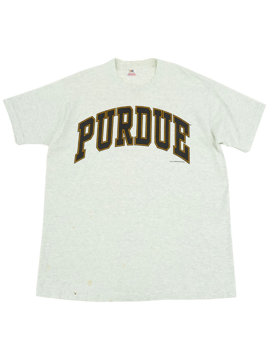 90'S FRUIT OF THE LOOM ''PURDUE'' T SHIRT (SIZE. X LARGE) 