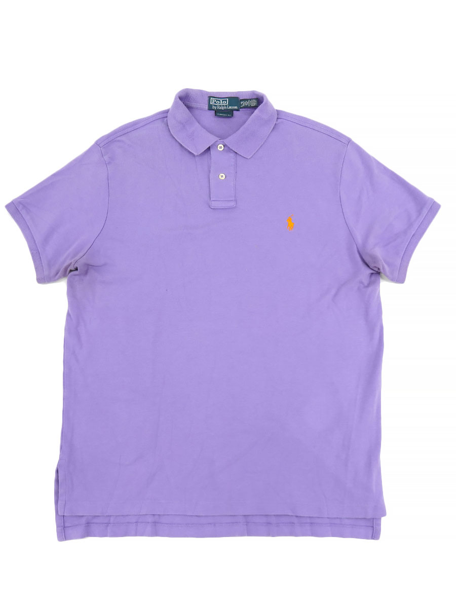 RALPH LAUREN S/S POLO SHIRT LILAC (SIZE. LARGE)