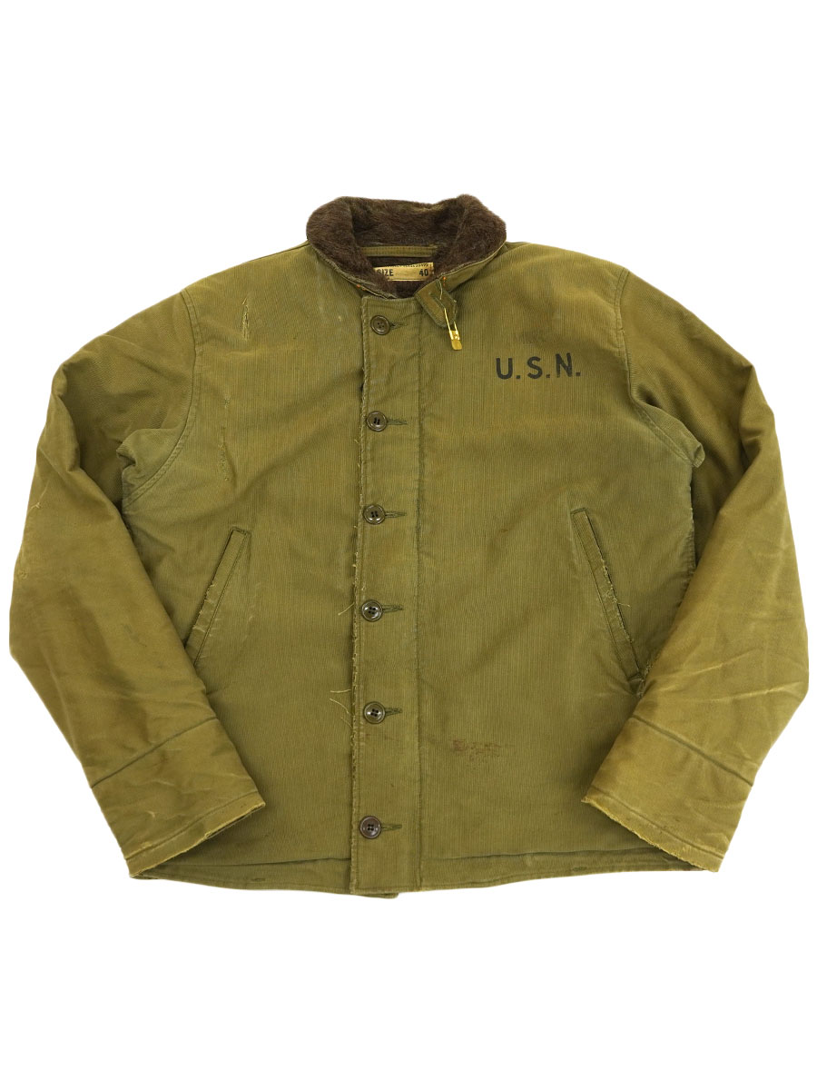 40'S U.S.NAVY N-1 DECK JAKCET (SIZE.40)