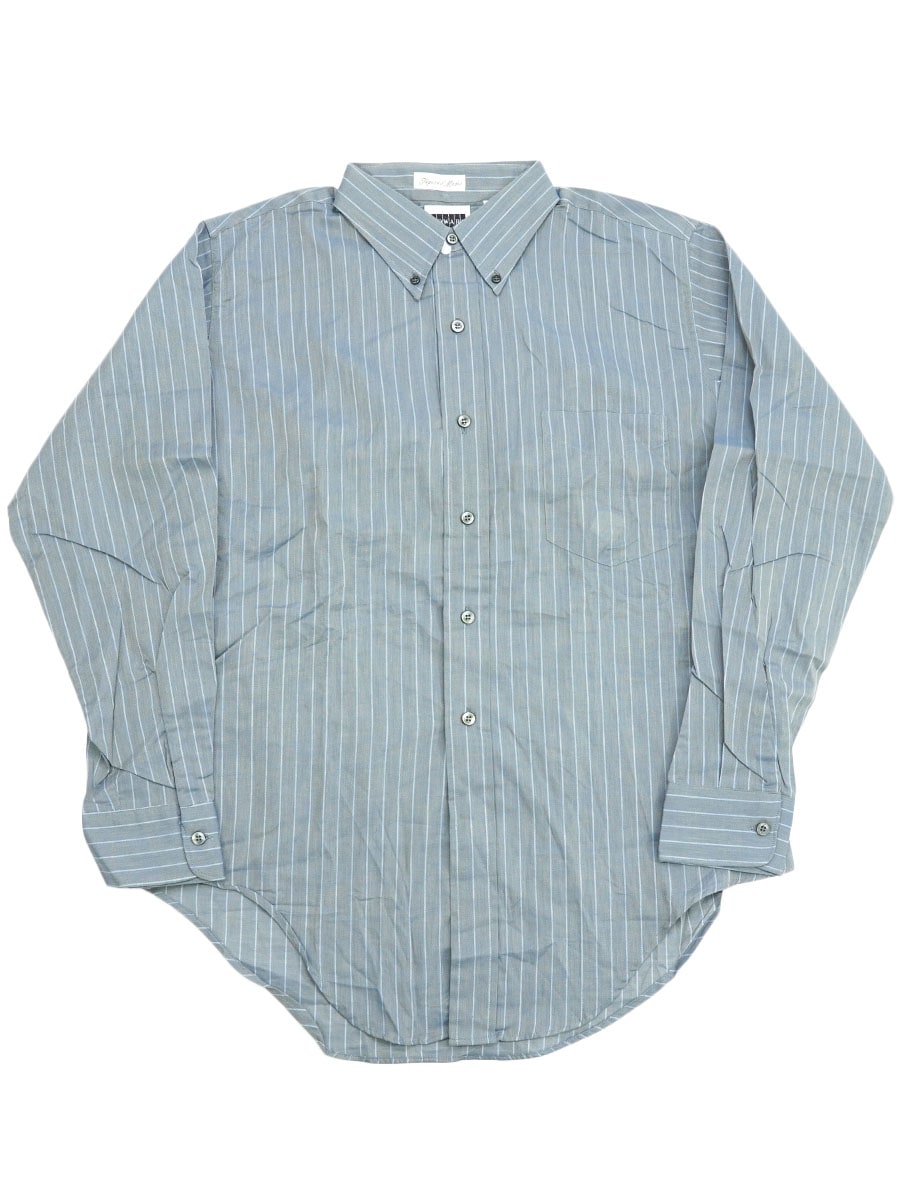 60's～ HOWARD STRIPE PATTERN B.D. SHIRT (SIZE.M) NOS