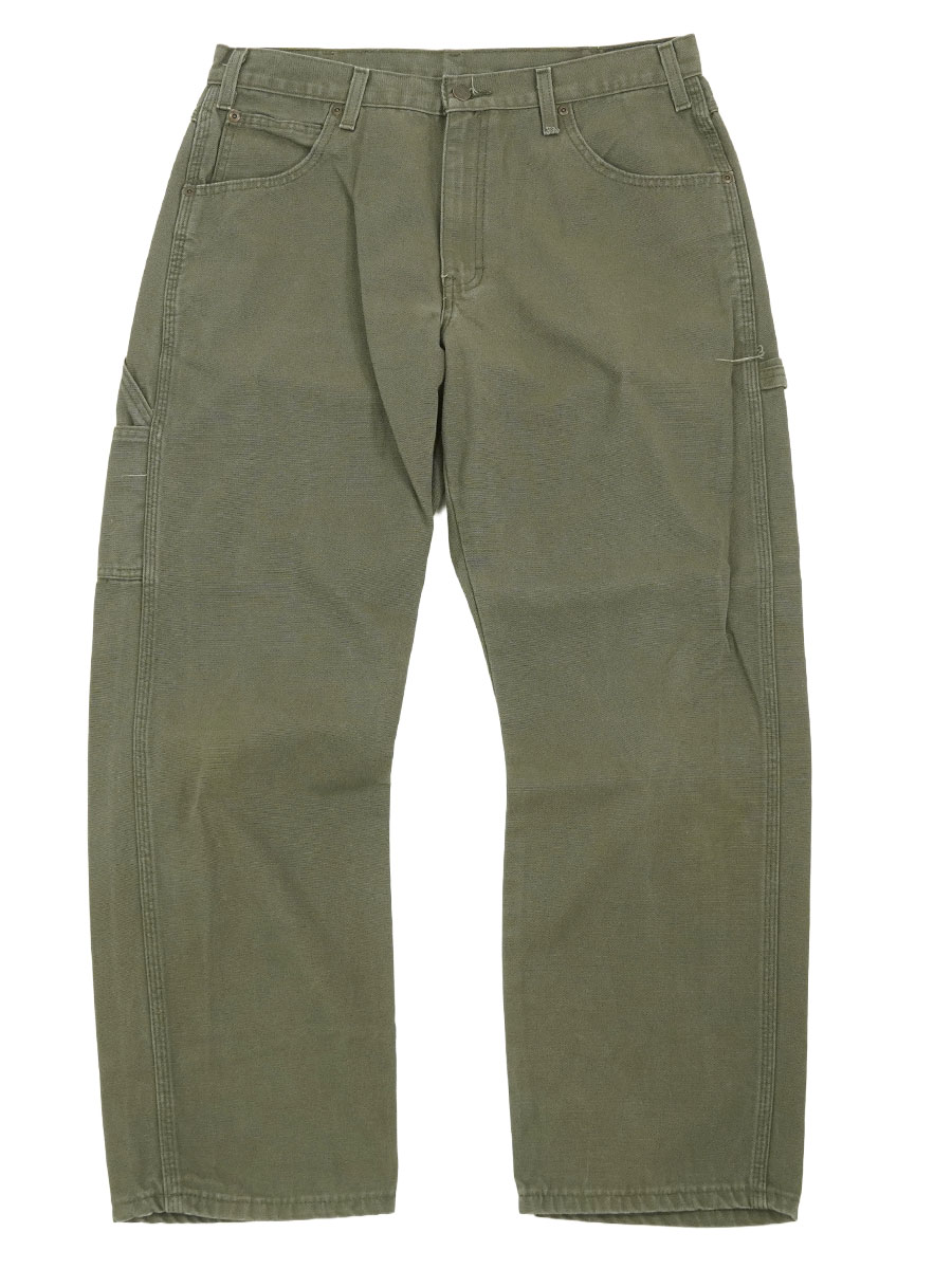 DICKIES DUCK PAINTER PANTS OLIVE (SIZE.W34 L30) | NEW ITEM