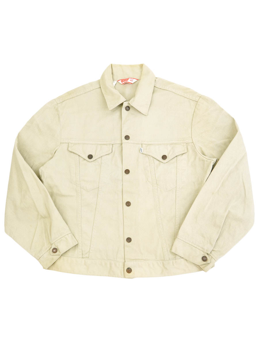 70'S LEVI'S 70505-1022 COTTON TWILL JACKET BEIGE (SIZE.40) | NEW