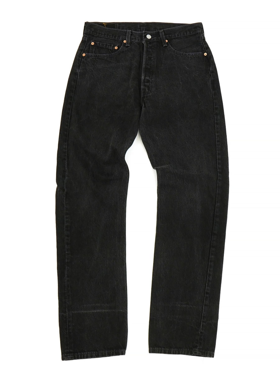 90'S LEVI'S 501 BLACK JEANS FOR WOMEN (SIZE. W32 L32) MADE IN USA