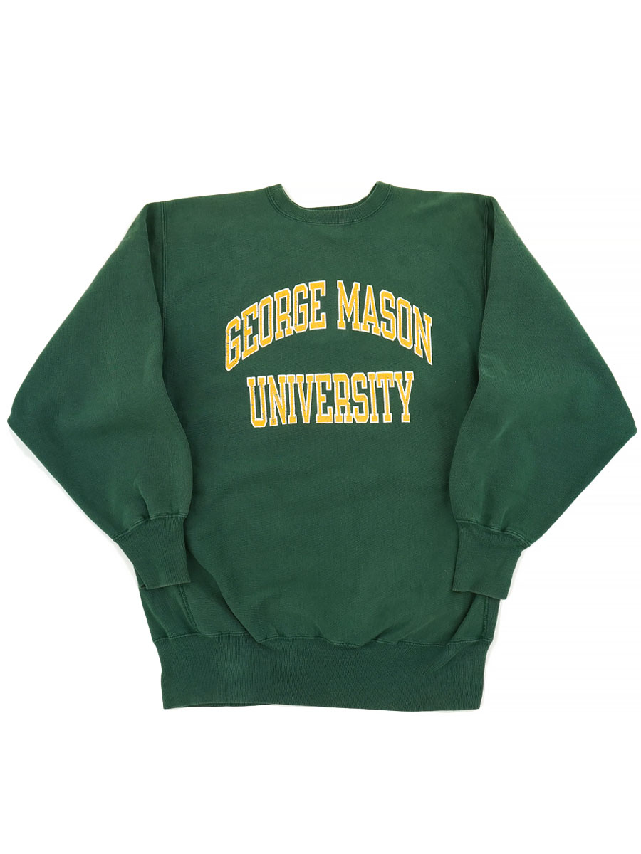 90'S CHAMPION REVERSE WEAVE CRUE ''GEORGE MASON UNIVERSITY'' (SIZE. XX LARGE) MADE IN USA