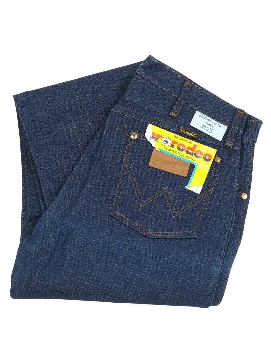 80'S WRANGLER 13MWZ JEANS (SIZE.W34 L32) NOS