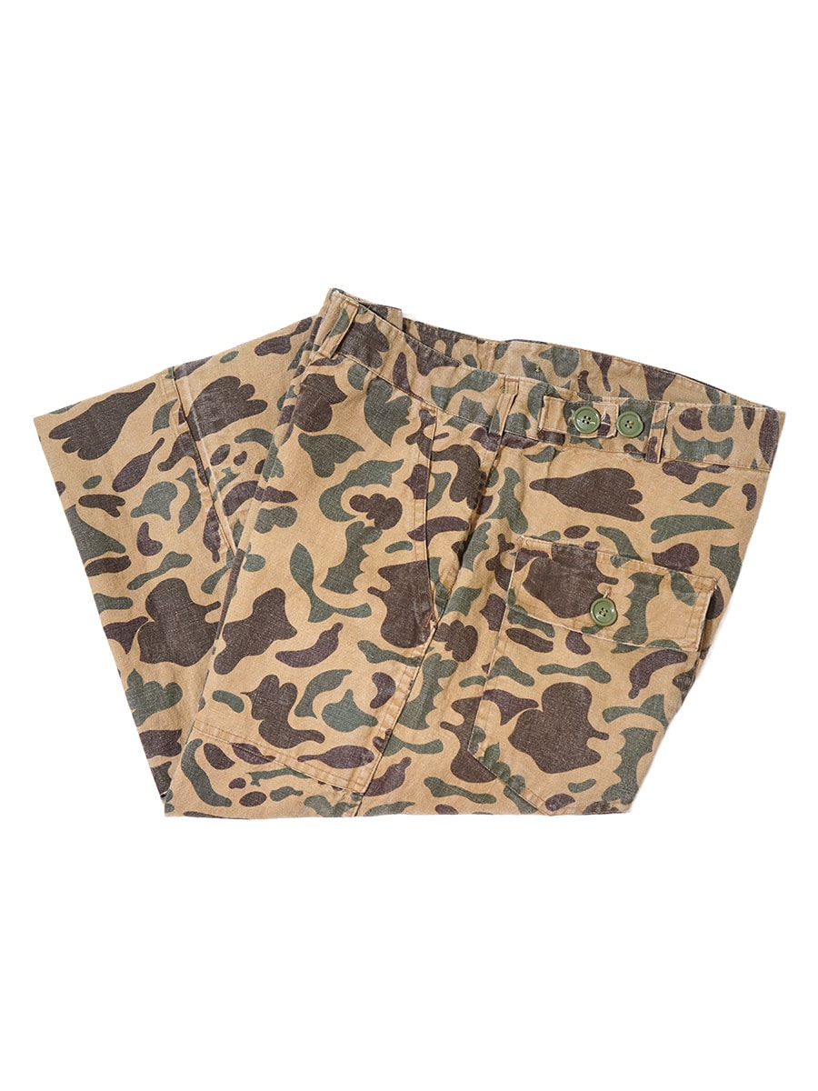 60'S～ DUCK HUNTER CAMO PATTERN COTTON UTILITY TROUSERS (APPROX