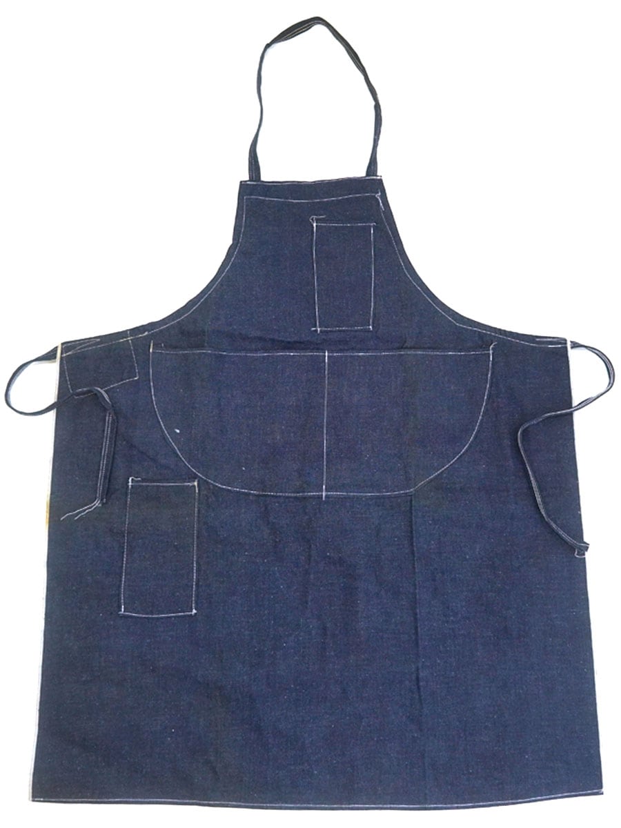 INDEPENDENT TOWEL SUPPLY CO. DENIM APRON (SIZE.MEDIUM)