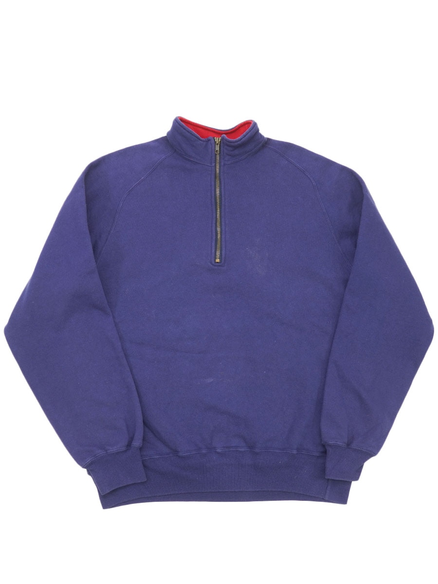 90'S CHAMPION HALF ZIP SWEAT SHIRT (SIZE. X LARGE) MADE IN USA