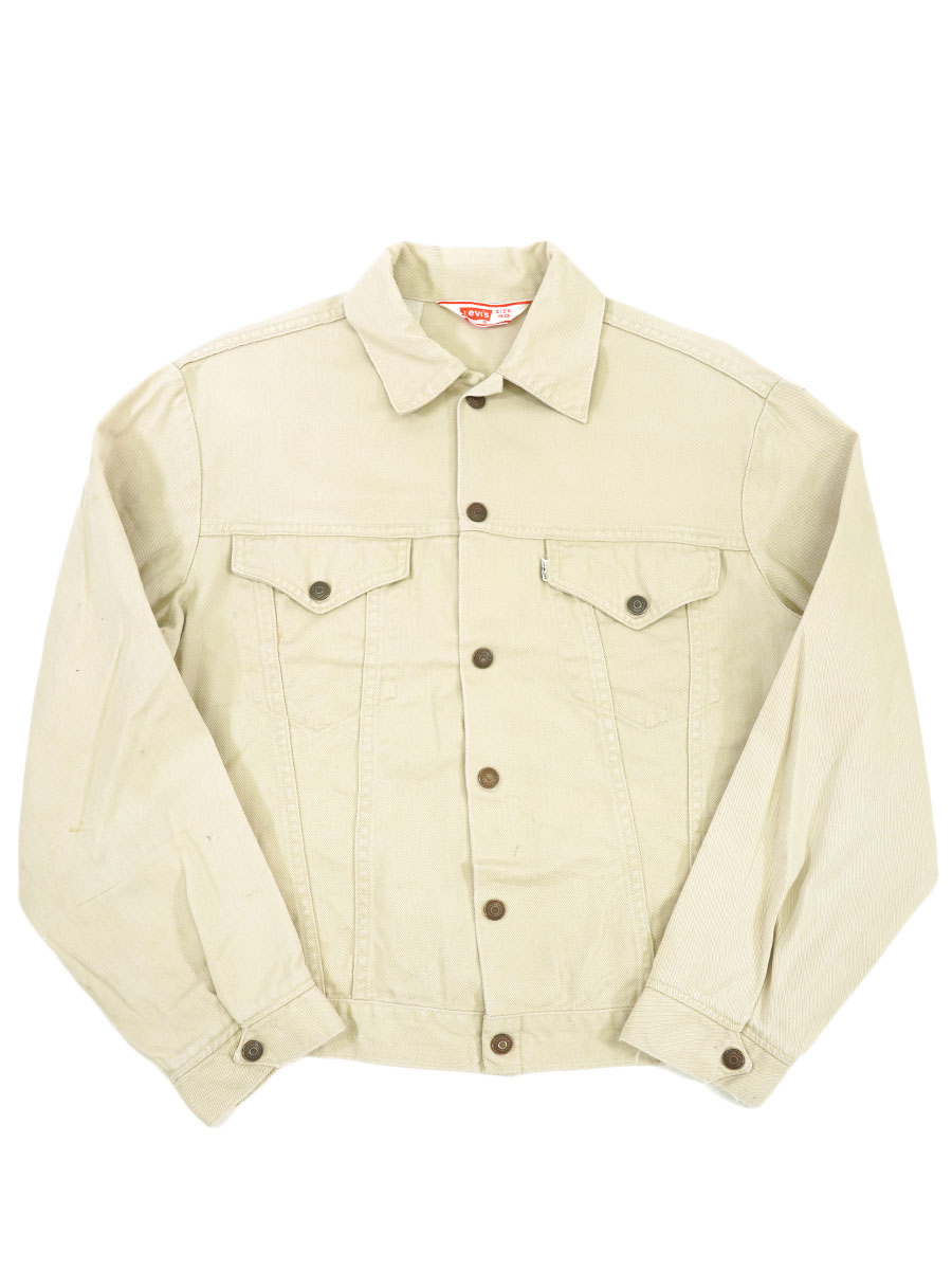 70'S LEVI'S COTTON TWILL JACKET BEIGE (SIZE. 40) | NEW ITEM