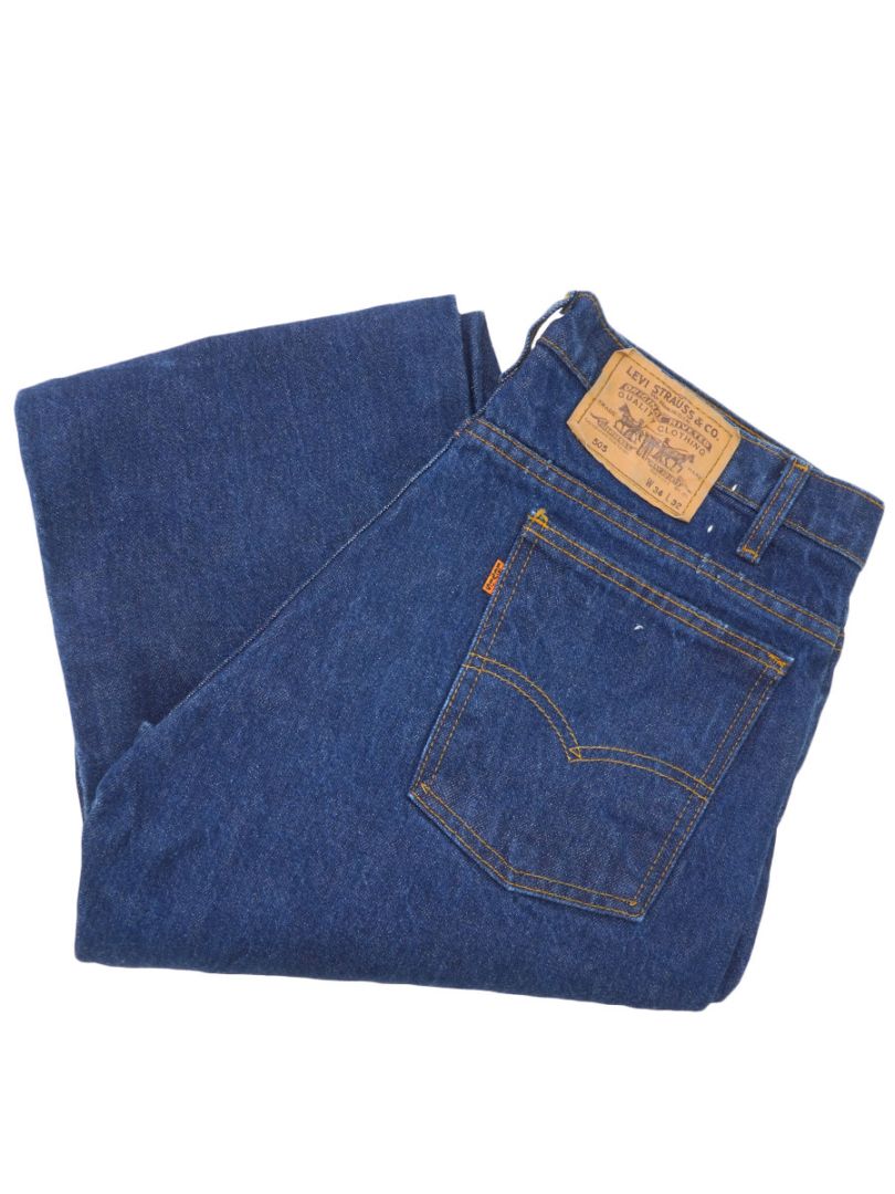80'S LEVI'S 505 JEANS (SIZE. W34 L32) MADE IN USA