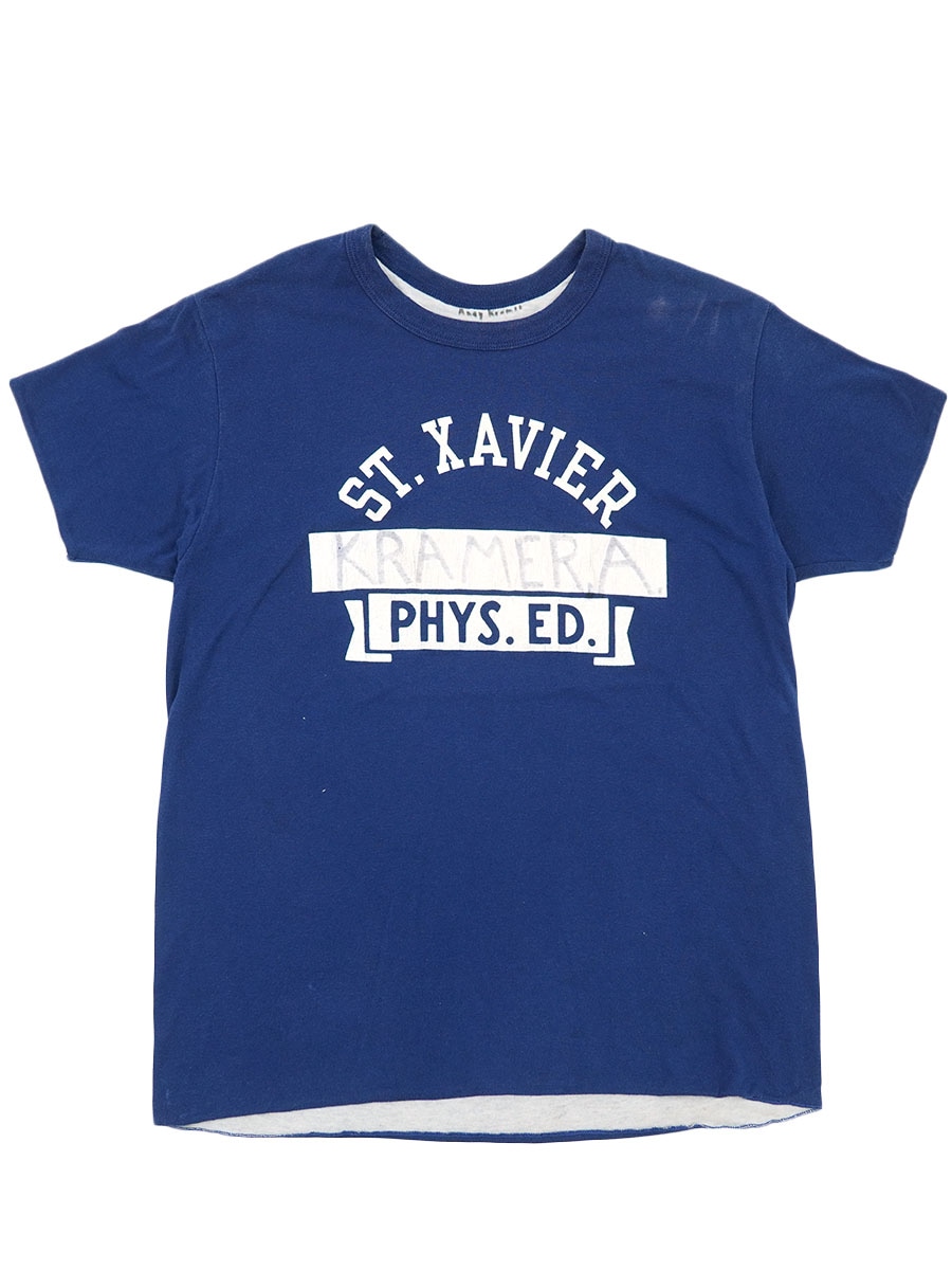カ*カ様 70's80's ChampionリバーシブルTシャツ 80'S CHAMPION ''ST.XAVIER'' REVERSIBLE T SHIRT NAVY/WHITE (SIZE