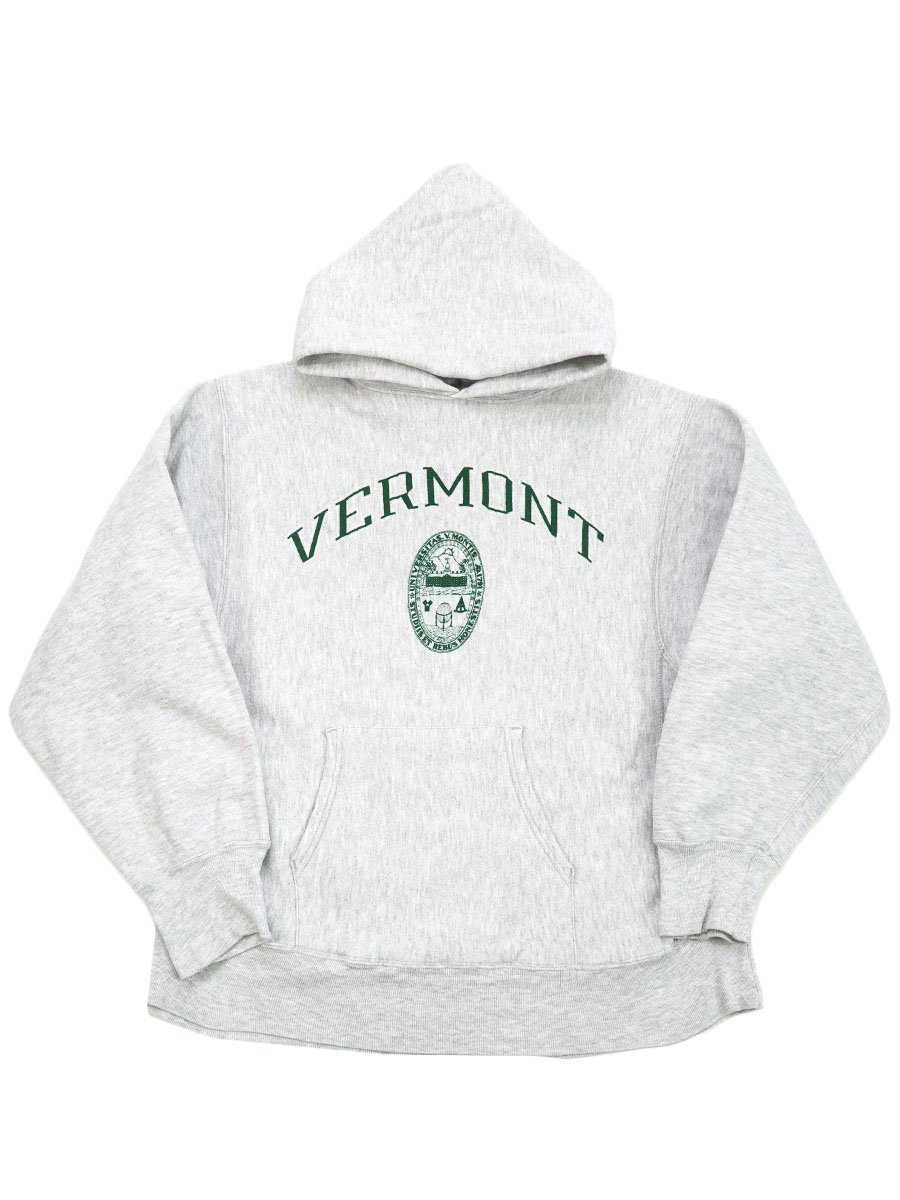 80'S CHAMPION REVERSE WEAVE HOODIE ''VERMONT'' (SIZE. LARGE