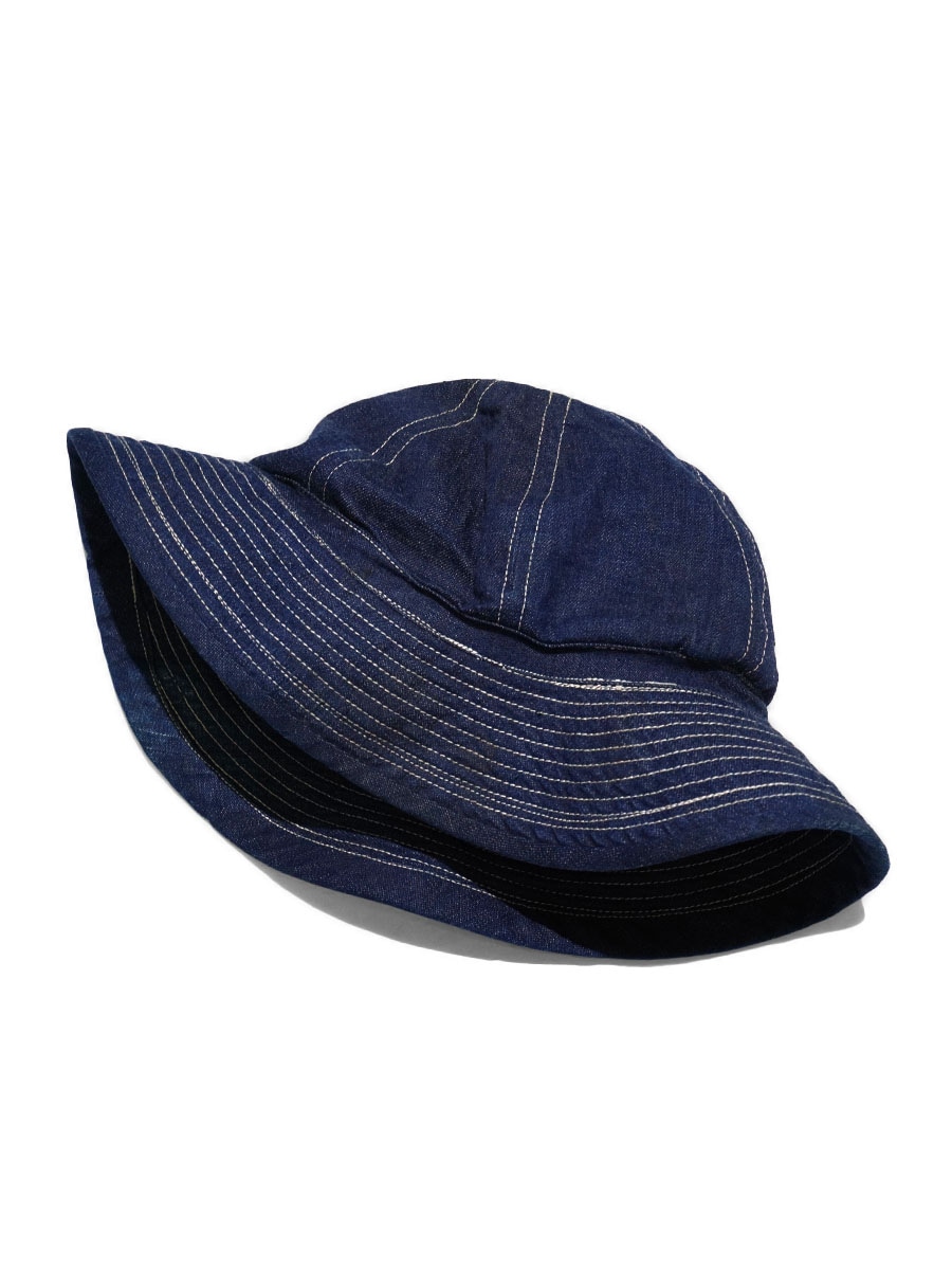 【nottchi】US ARMY M-37 Denim Hat Vintage 1930's-40's WWII US Army M-37 Denim Hat Size 62cm Indigo