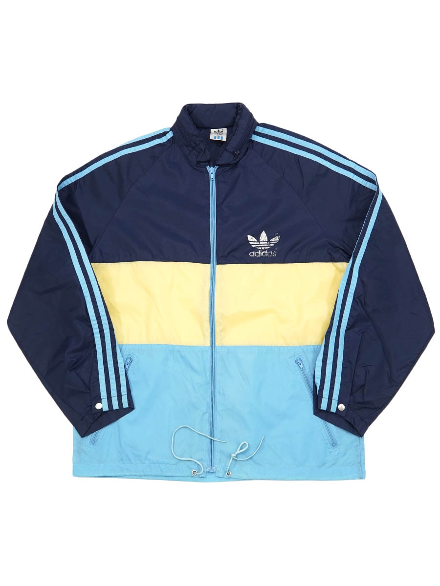 80'S ADIDAS MULTI COLOR NYLON JACKET (SIZE.LARGE) | NEW ITEM