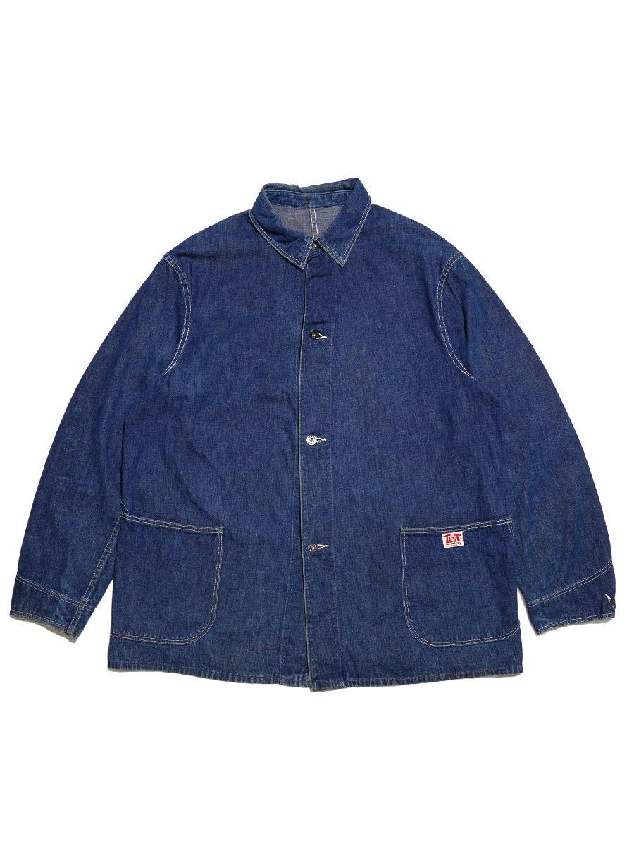 40'S WW2 TEST 2-POCKET DENIM CHORE JACKET (APPROX.46) | NEW ITEM