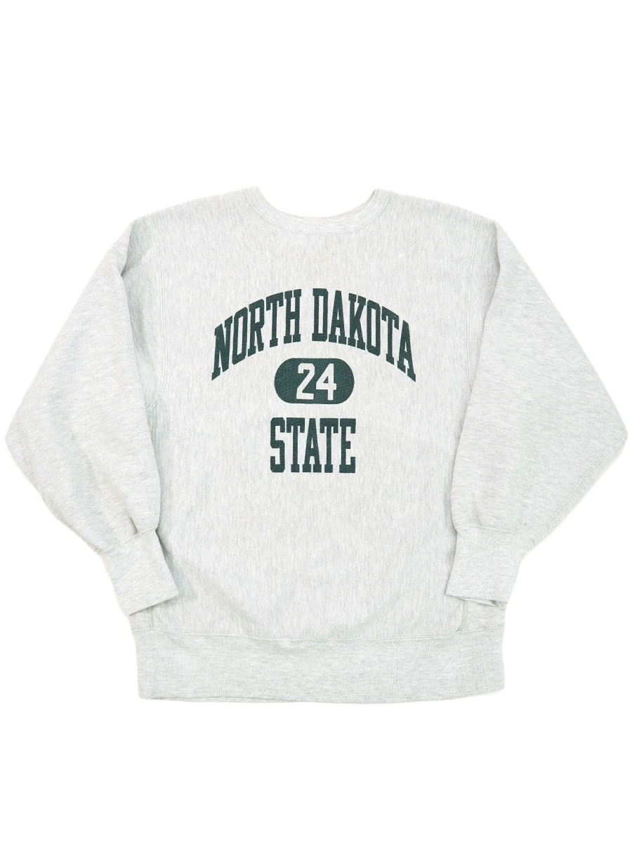 90'S CHAMPION REVERSE WEAVE ''NORTH DAKOTA STATE'' WATER PRINT (SIZE.XLARGE) MADE IN USA