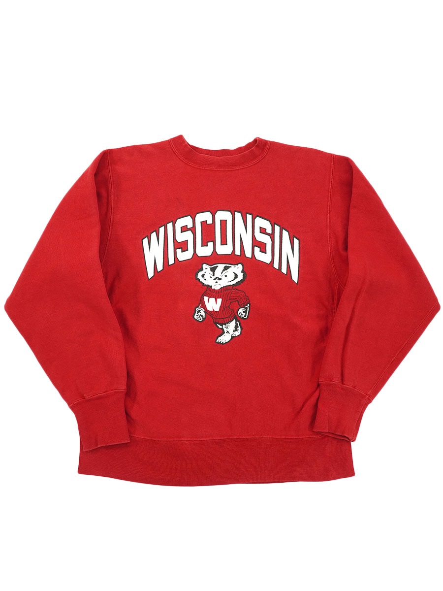 80'S CHAMPION REVERSE WEAVE ''WISCONSIN'' (SIZE.LARGE)