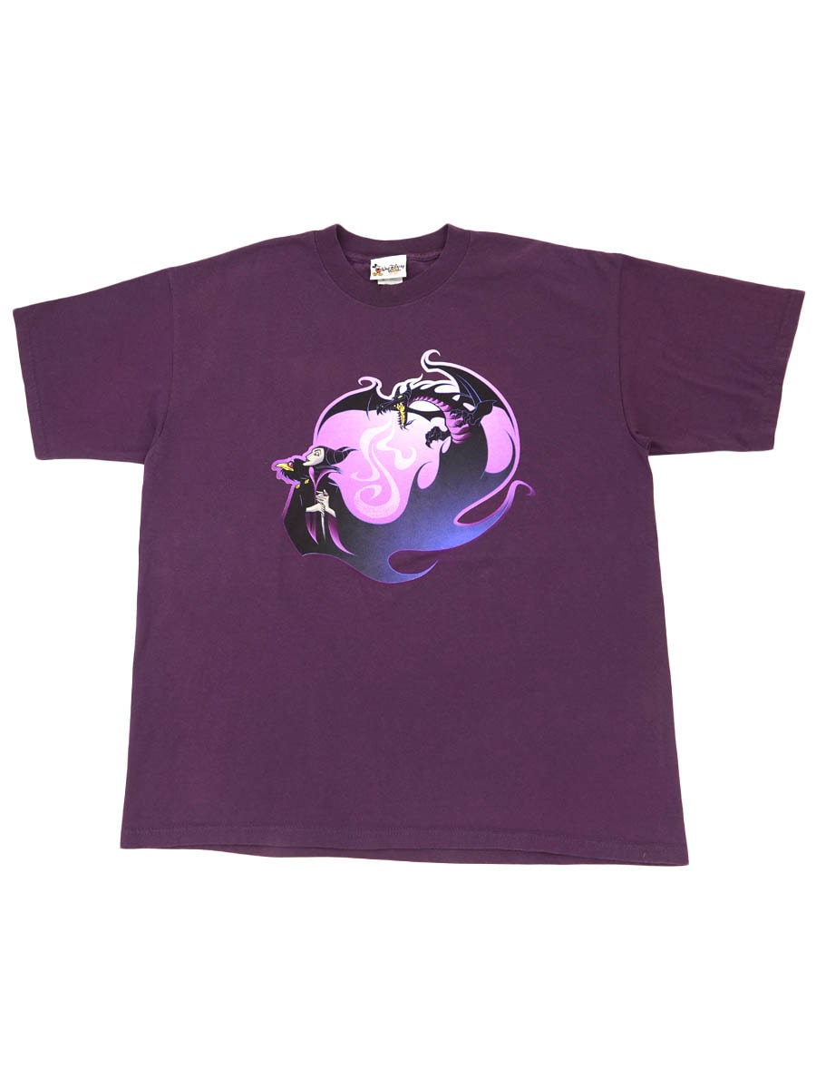 00's WALT DISNEY WORLD ''MALEFICENT'' T SHIRT (SIZE.X LARGE)