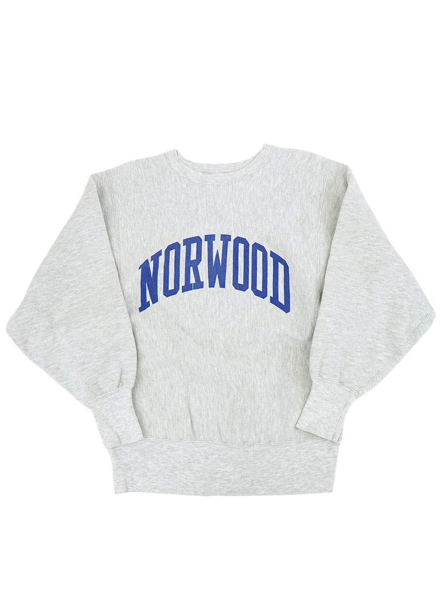 珍品 90's champion reverse weave ストライプ柄 90'S CHAMPION REVERSE WEAVE ''NORWOOD'' WATER PRINT (SIZE.MEDIUM